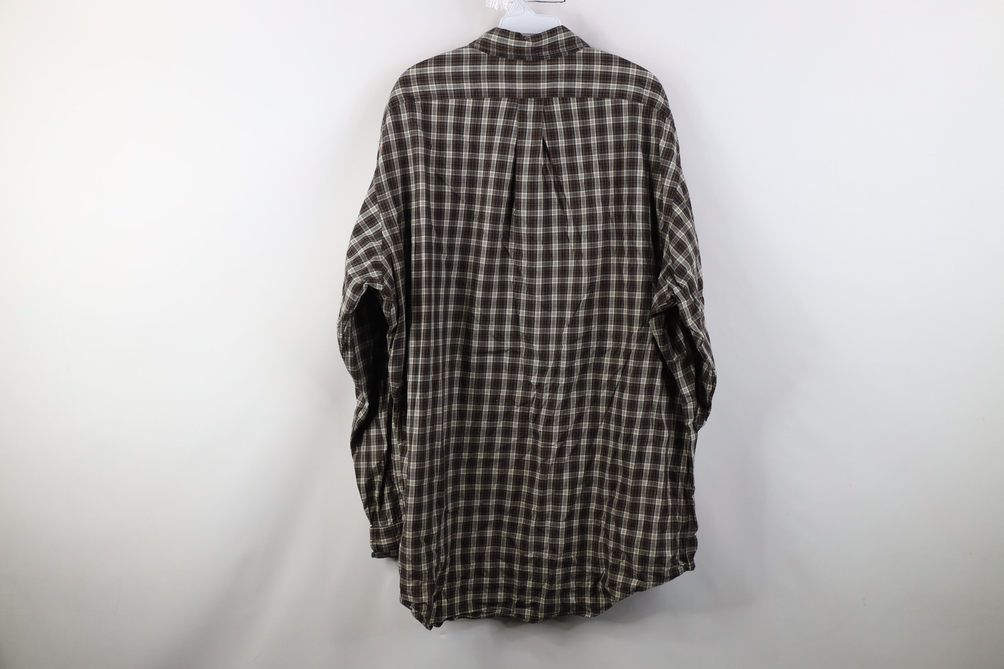 Vintage Vintage 90s Streetwear Button Down Shirt Earth Tone Plaid Size US XL / EU 56 / 4 - 9 Thumbnail