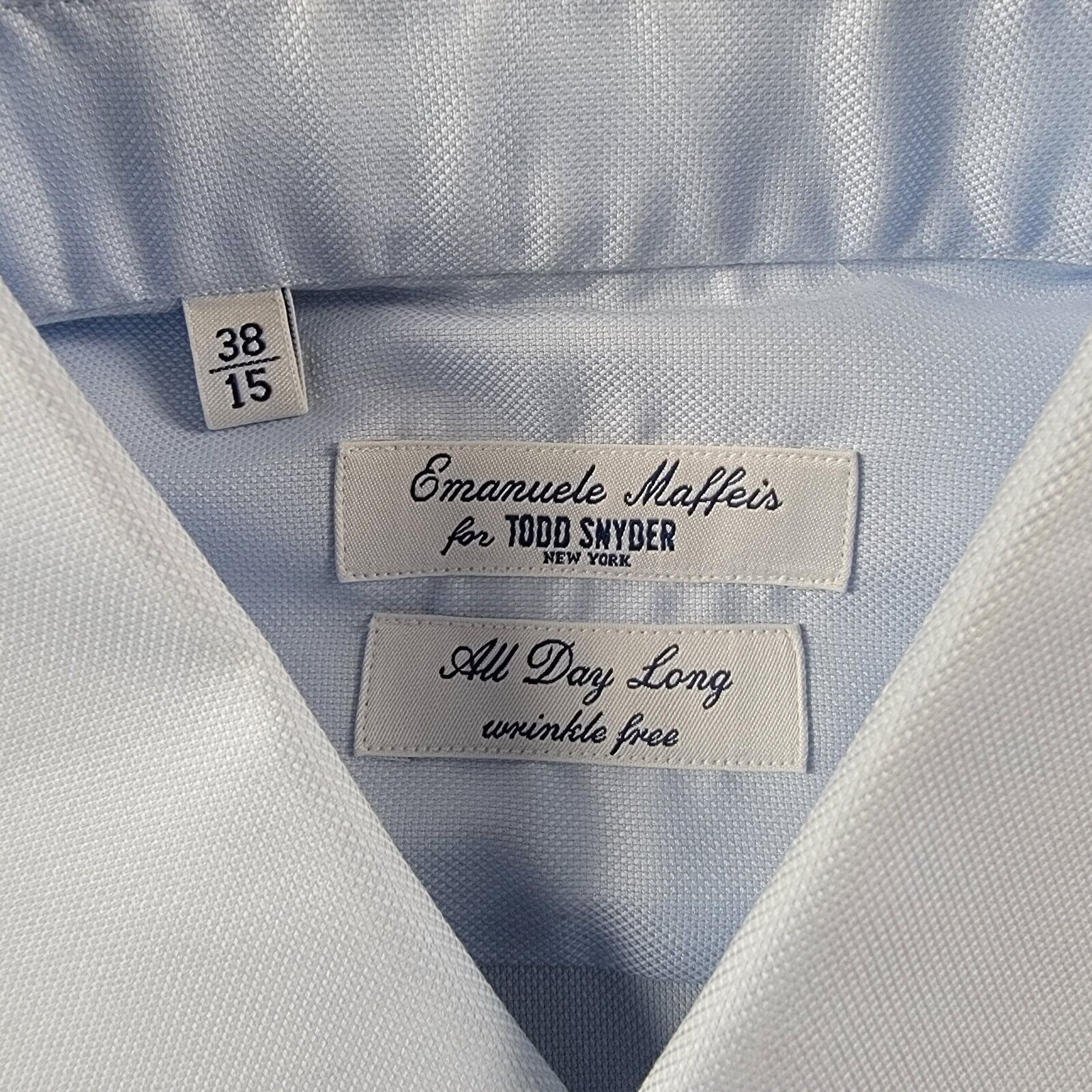 Todd Snyder Emanuele Maffeis x Todd Snyder Wrinkle Free Dress Shirt Size US S / EU 44-46 / 1 - 3 Thumbnail