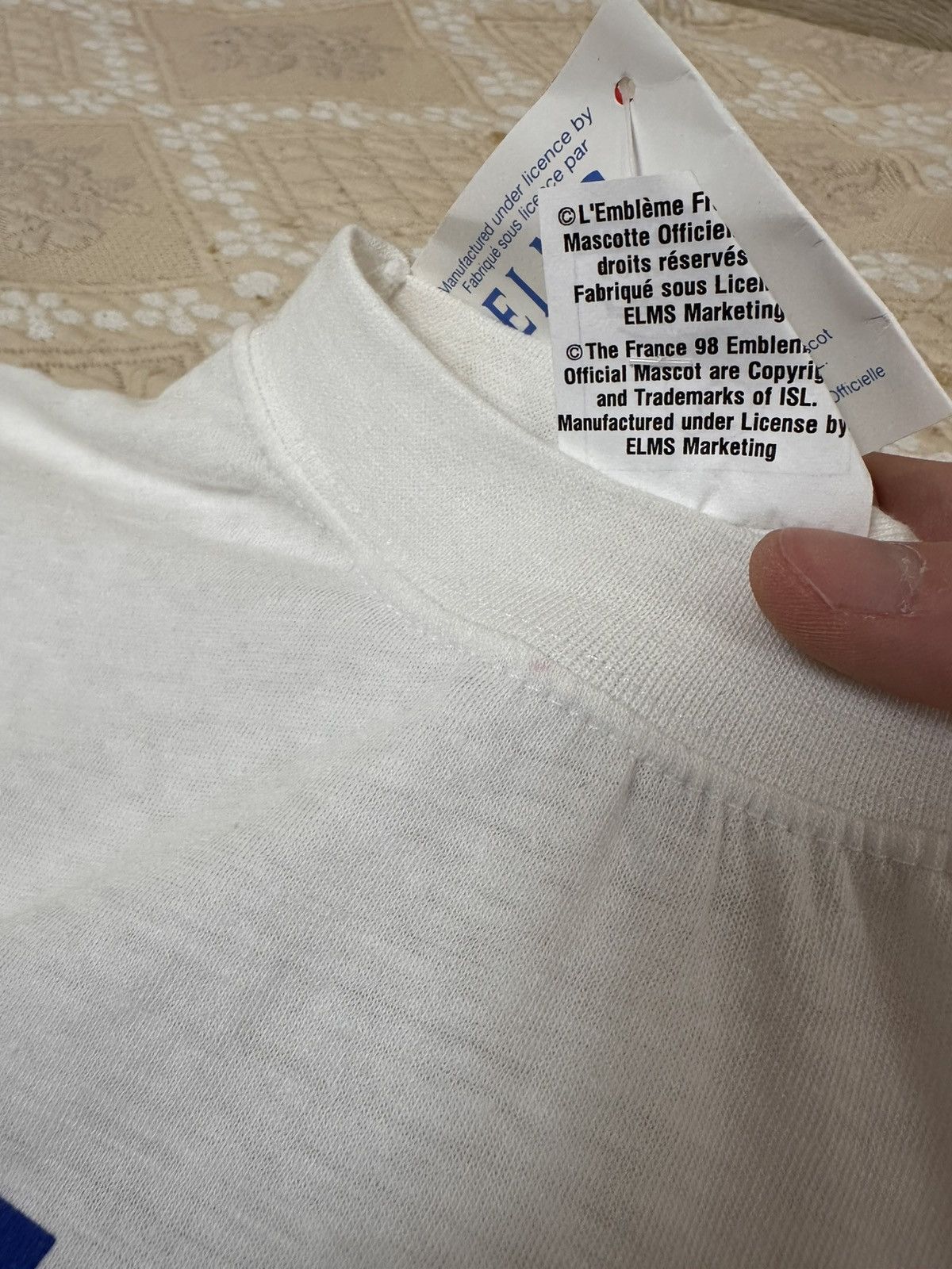 Vintage 🔥 1994 England France 1998 World Cup Vintage T Shirt Soccer Size US L / EU 52-54 / 3 - 7 Thumbnail