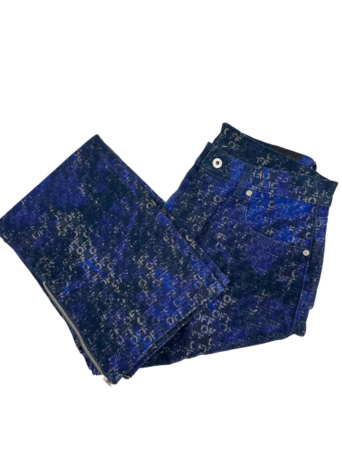 Off-White OFF-WHITE VELVET DENIM JEANS Size US 32 / EU 48 - 1 Thumbnail