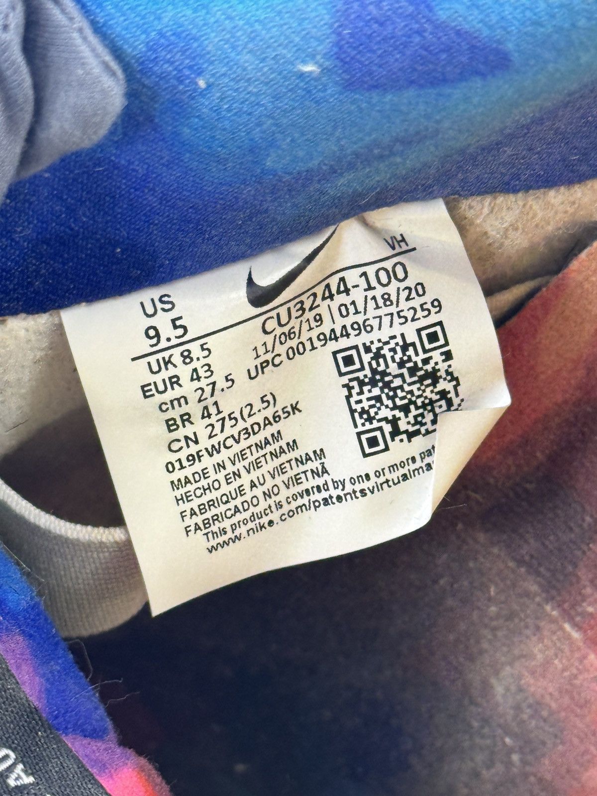 Nike x BEN & JERRY’S CHUNKY DUNKY LOW TOP SNEAKERS Size US 9.5 / EU 42-43 - 12 Thumbnail