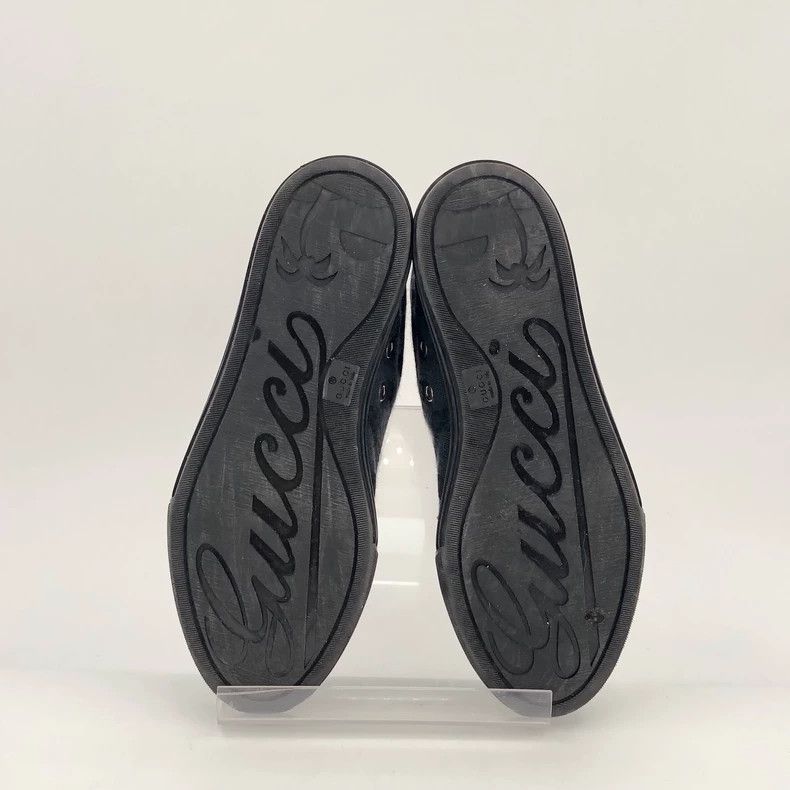 Gucci Gucci Monogram Black HighTop Casual Shoes-2506 Size US 5 / IT 35 - 5 Thumbnail