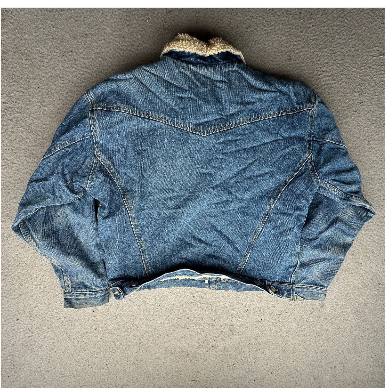Other VTG Arizona Jean Company Sherpa Lined Denim Jean Jacket S Size US S / EU 44-46 / 1 - 10 Thumbnail