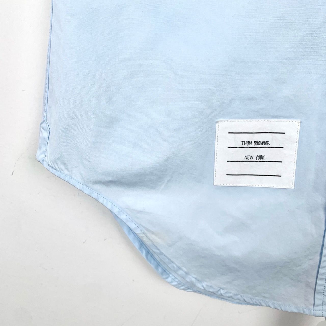 Thom Browne Thom Browne Blue Collared Cotton Sleeveless Shirt (Size 38) Size XS / US 0-2 / IT 36-38 - 6 Thumbnail