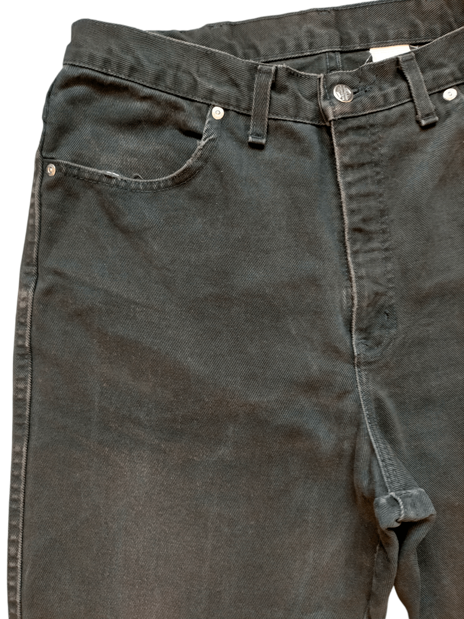 Harley Davidson Harley Davidson Black Baggy Jeans Made in usa Size US 34 / EU 50 - 4 Thumbnail