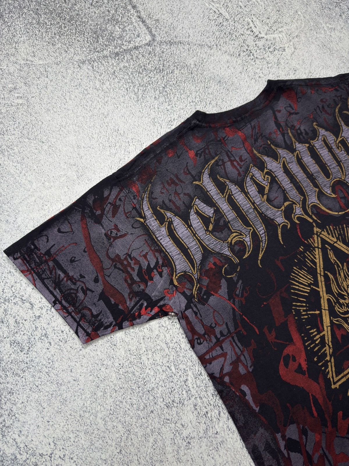 Band Tees × Vintage VINTAGE BEHEMOTH THE SATANIST ALL OVER PRINT T-SHIRT DEATH Size US M / EU 48-50 / 2 - 11 Thumbnail
