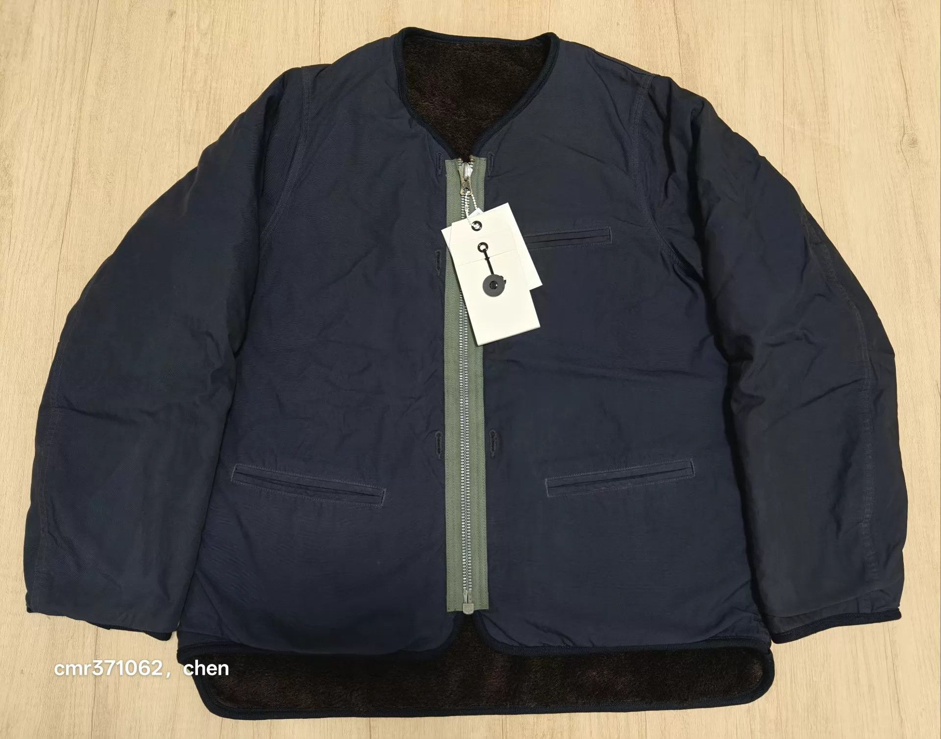 Visvim VISVIM 21AW LINER JKT C/D Military Navy Sz 3 Rev Size US L / EU 52-54 / 3 - 1 Thumbnail