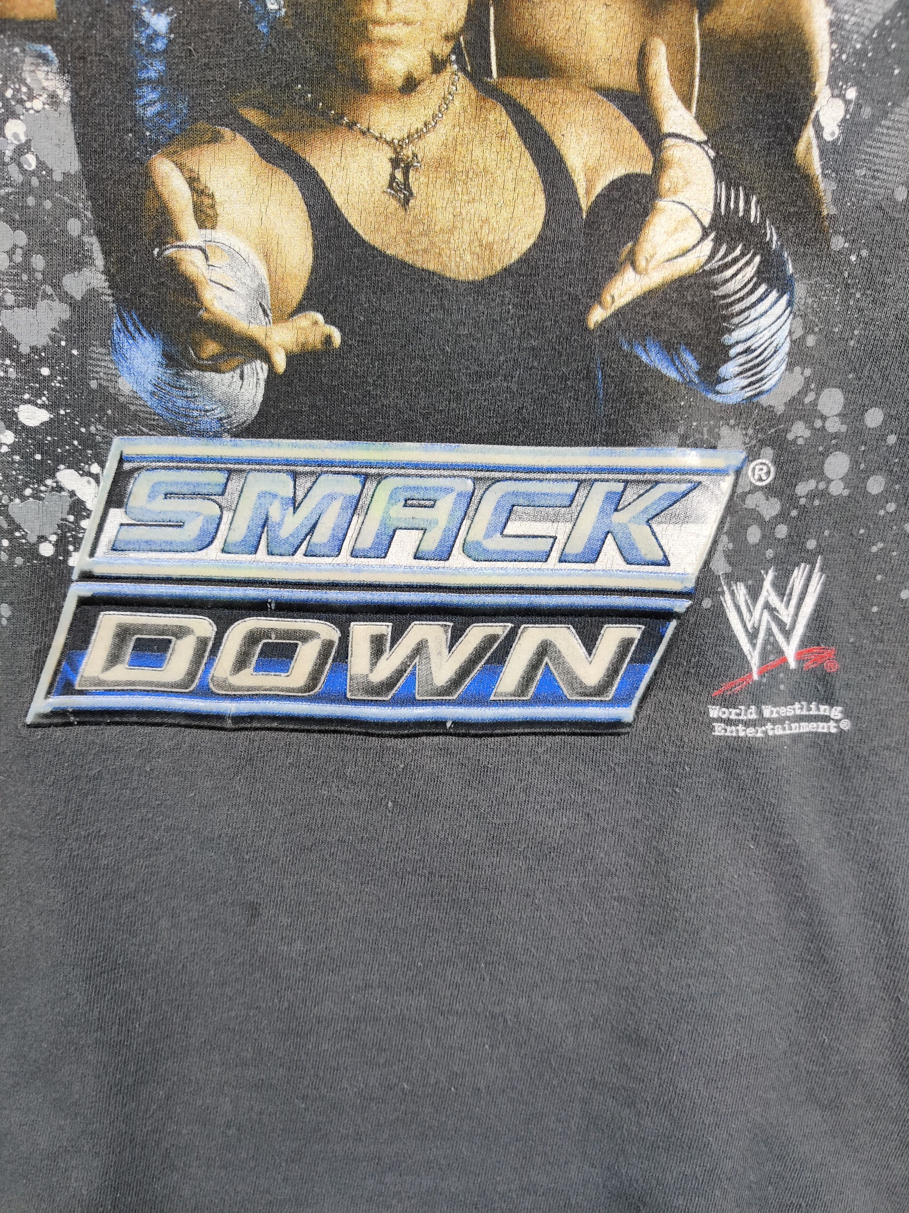 WWE Vintage Wwe Smack Down Long Tee Tshirt Size US XXL / EU 58 / 5 - 5 Thumbnail