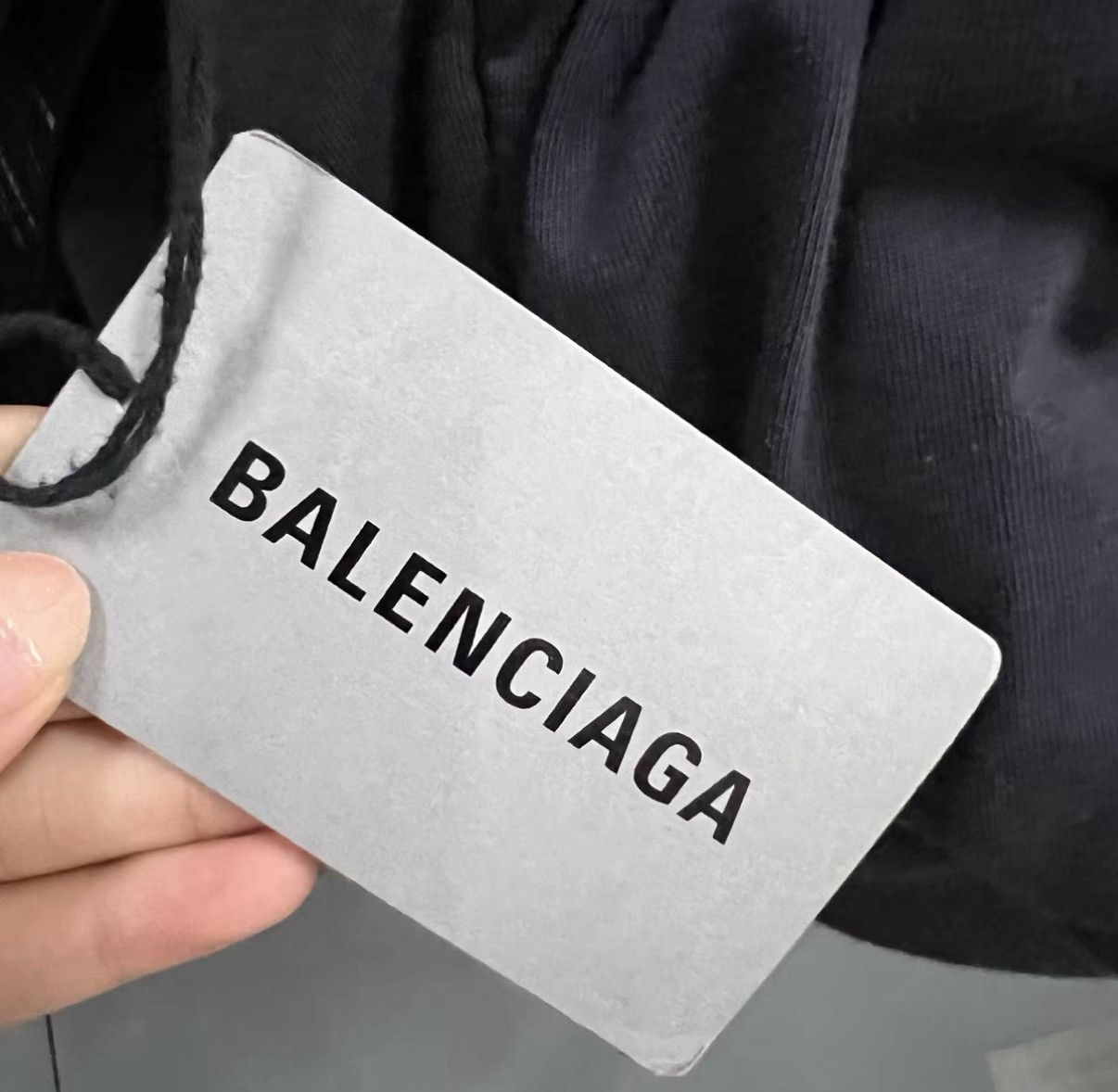 Balenciaga Balenciaga Logo Back Denim Hooded Jacket J41 Size US S / EU 44-46 / 1 - 4 Thumbnail