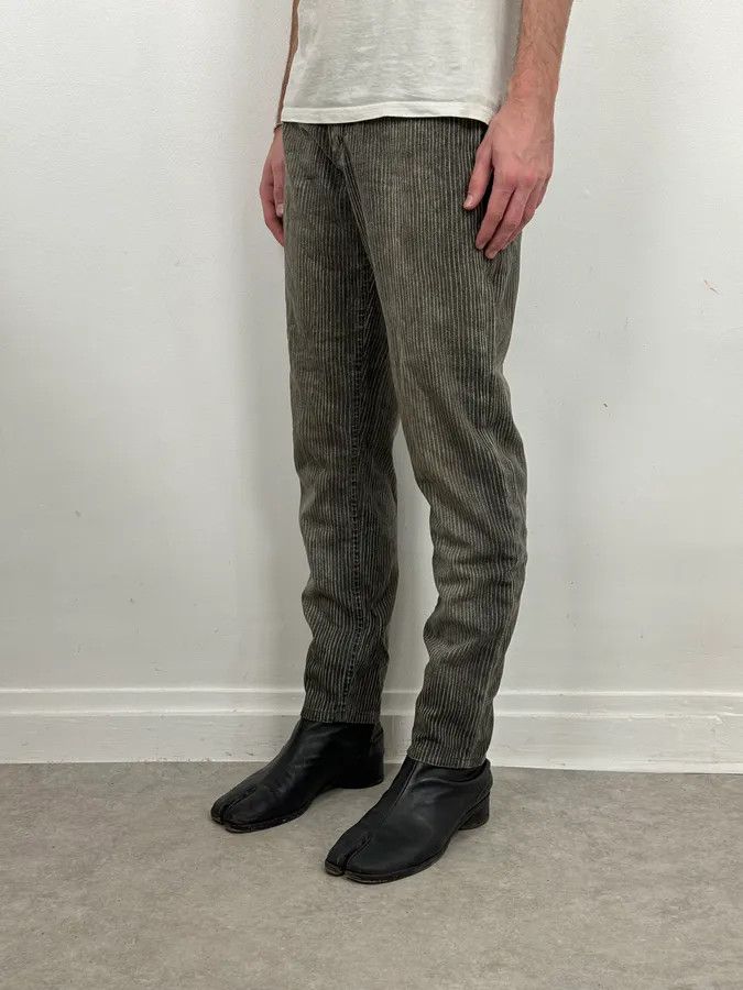 Roberto Cavalli 2000s Roberto Cavalli Grey Stripes Pants Size 26" / US 2 / IT 38 - 3 Thumbnail