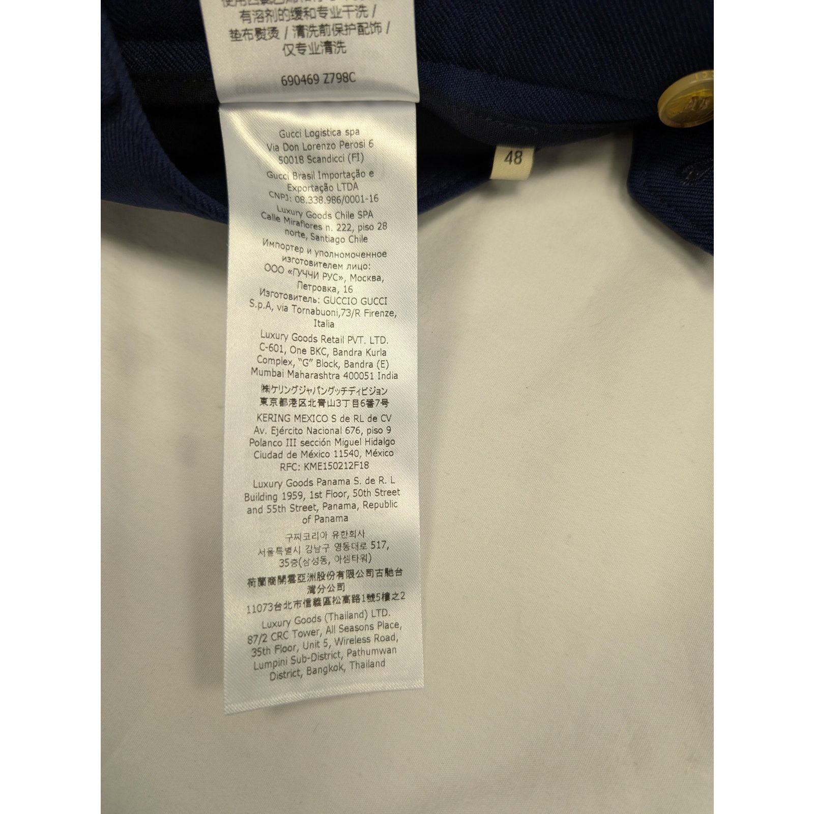 Gucci o1rshd1 Casual Pants in Blue Size US 32 / EU 48 - 16 Thumbnail