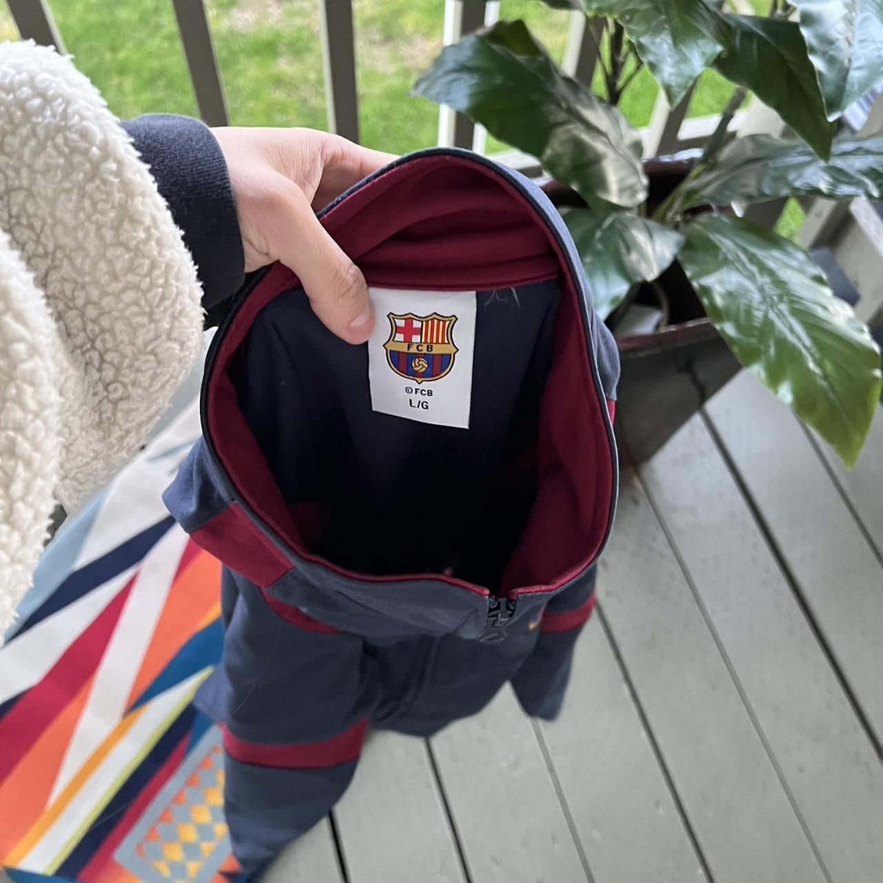 Vintage Vintage 00’s FC Barcelona Hoodie Jacket Size US L / EU 52-54 / 3 - 5 Thumbnail