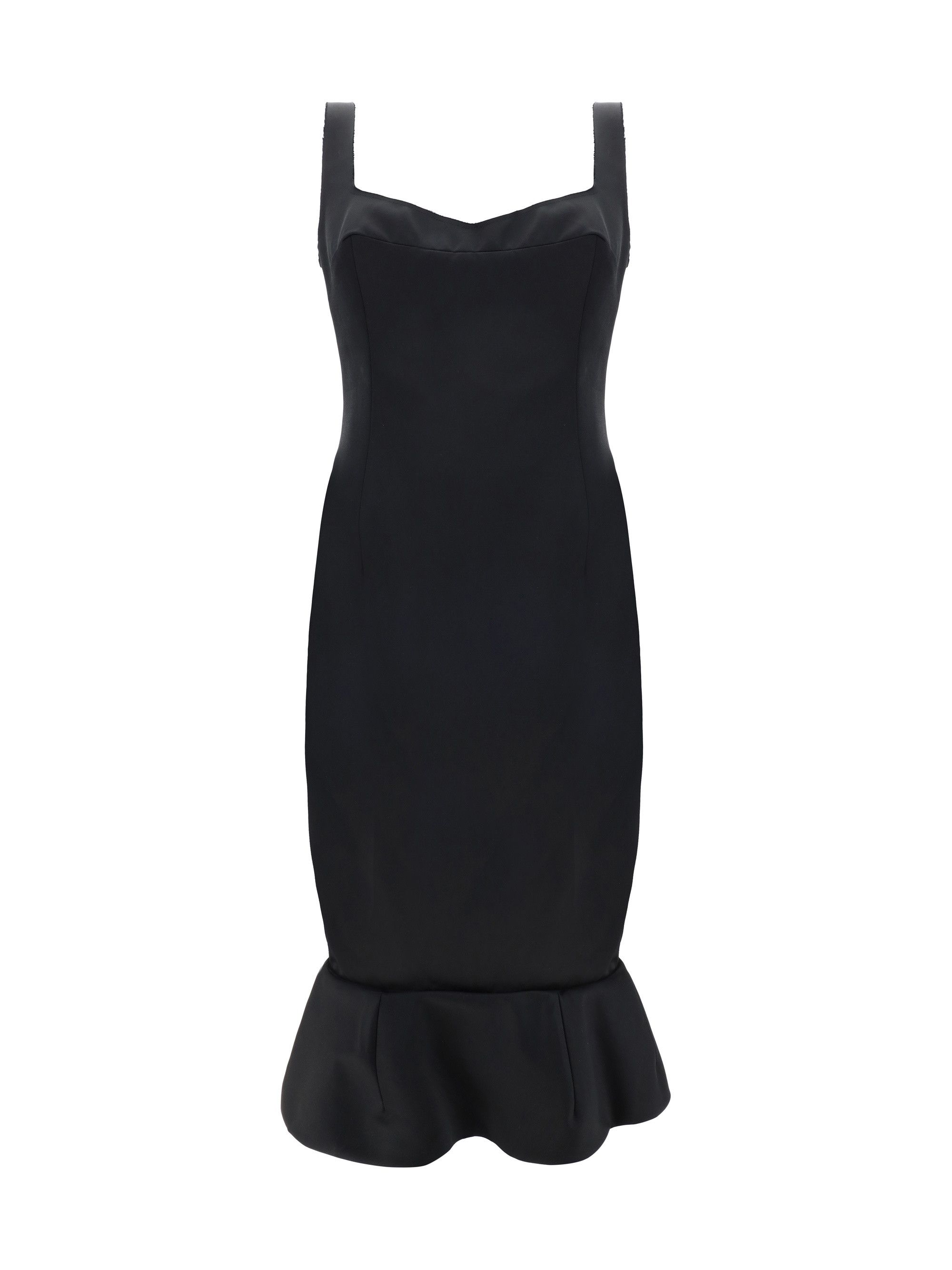 Marni o1y1025 Midi Dress in Black Size XS / US 0-2 / IT 36-38 - 1 Thumbnail
