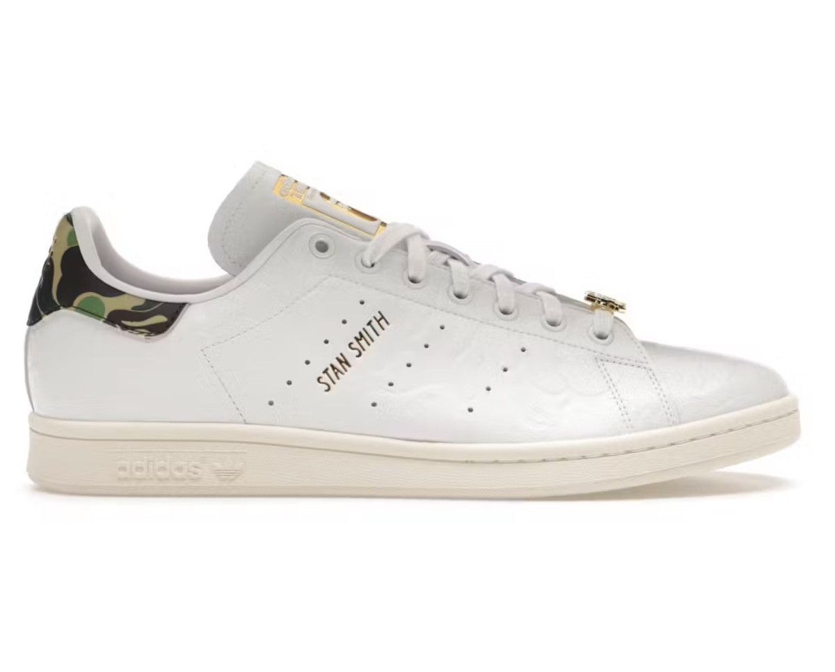 Adidas × Bape Adidas Stan Smith x Bape 30th Anniversary White Size 9 IG115 Size US 9 / EU 42 - 1 Thumbnail