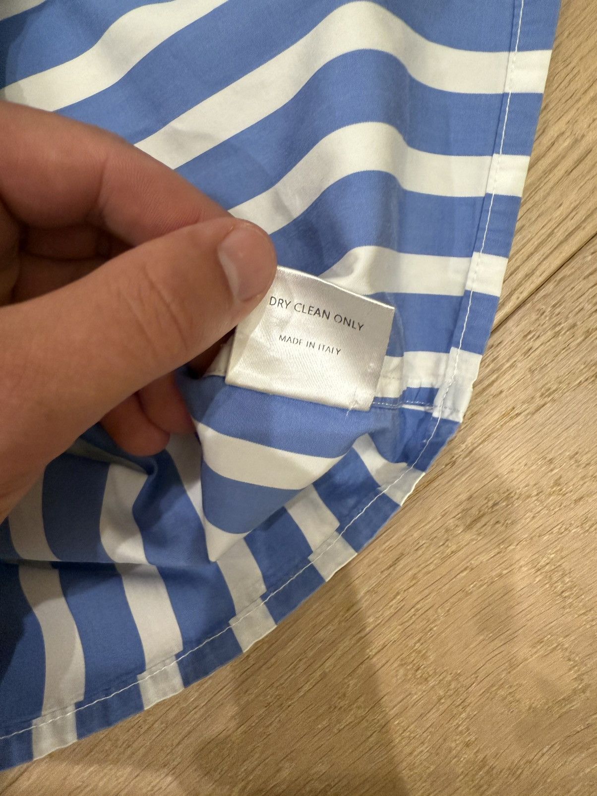 Martine Rose MARTINE ROSE SS18 STRIPED SS BUTTON UP Size US L / EU 52-54 / 3 - 7 Thumbnail