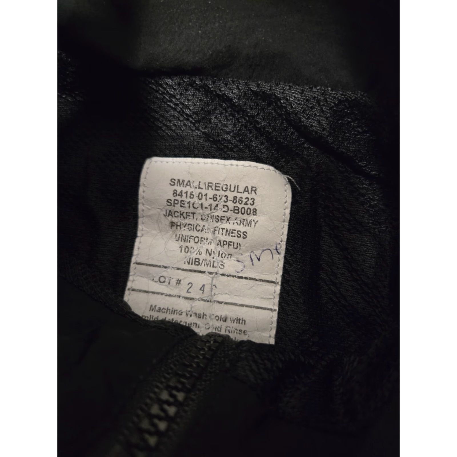 Vintage U.S. Army Black Yellow Full Zip Windbreaker Jacket Men Size Small Size US S / EU 44-46 / 1 - 5 Thumbnail