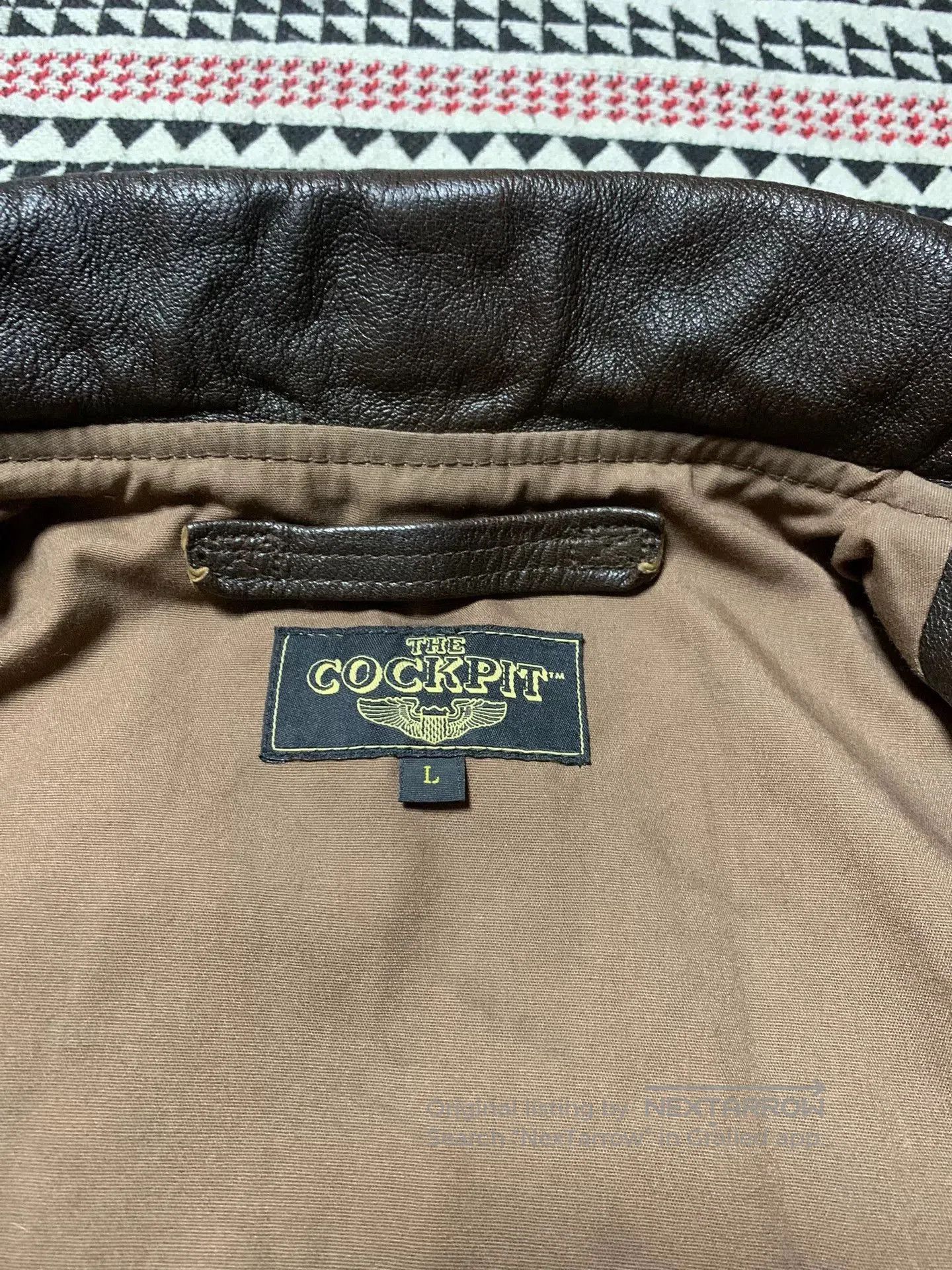 Cockpit USA vintage black goat leather jacket by cockpit. Size US L / EU 52-54 / 3 - 4 Thumbnail