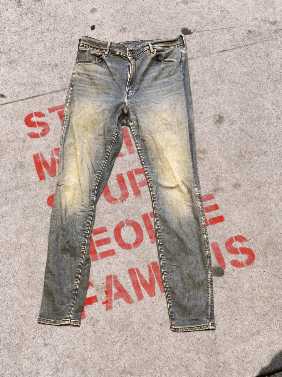 G-Star G STAR Men’s SKINNY Fit Denim Jeans Clean Look Size US 34 / EU 50 - 1 Thumbnail