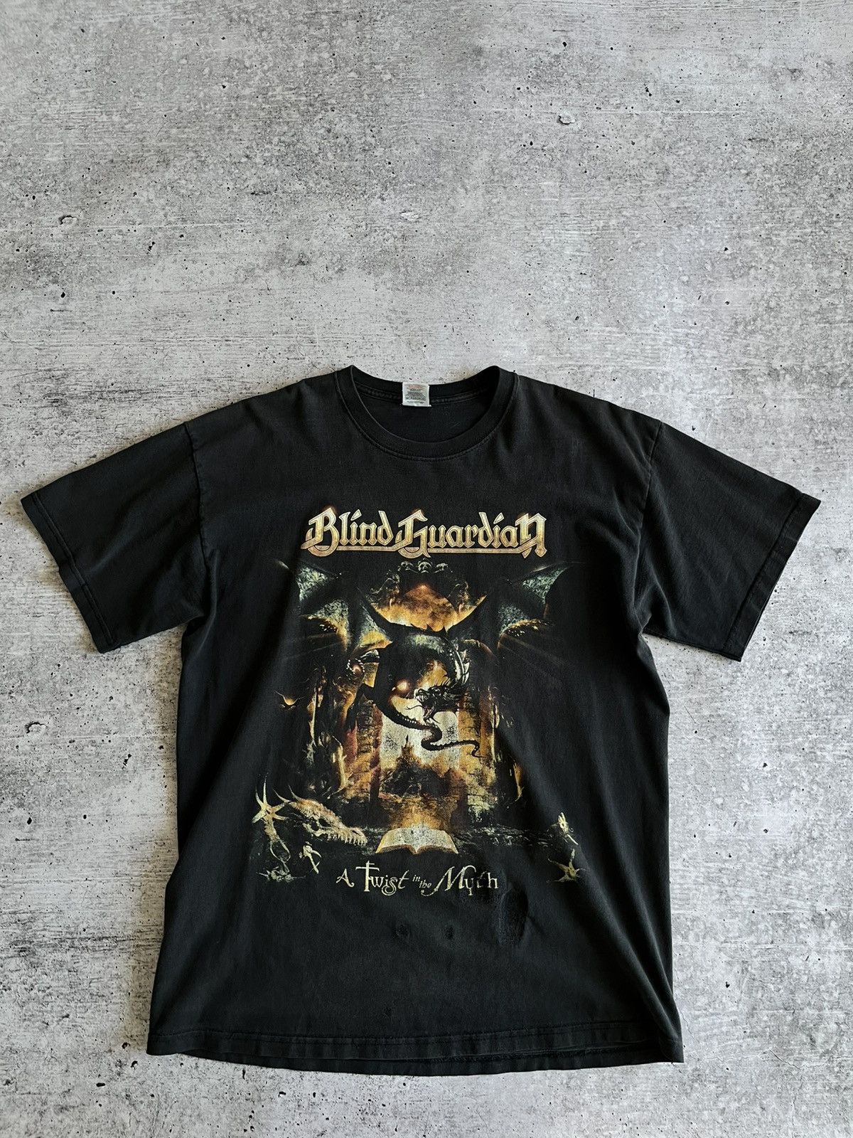 Metallica Vintage Blind Guardian A Twist In The Myth Tour 2006T-Shirt Size US L / EU 52-54 / 3 - 1 Thumbnail