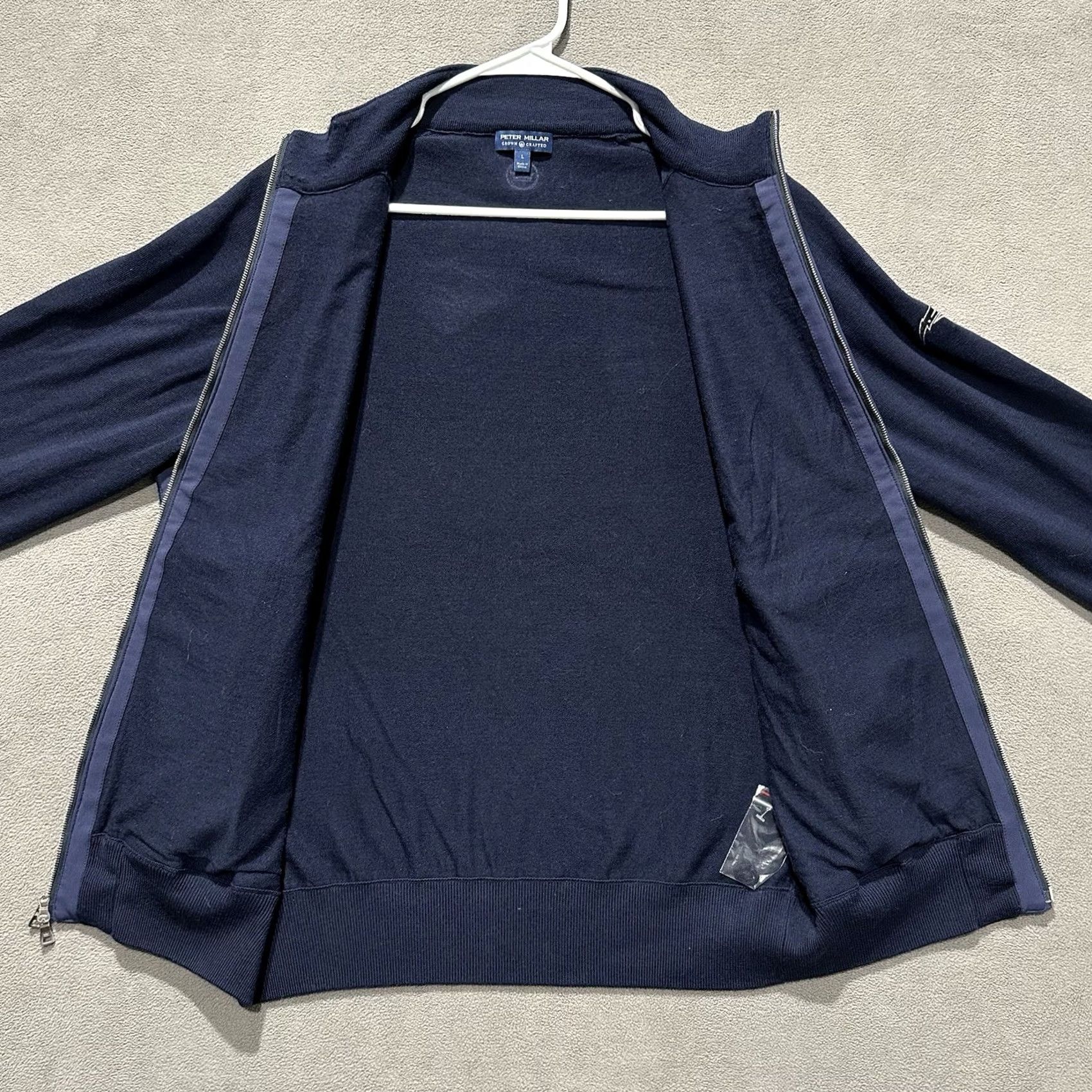 Peter Millar Peter Millar Crown Crafted Hybrid Quilted Jacket Mens L Blue Wool Orlando Magic Jacket Size US L / EU 52-54 / 3 - 3 Thumbnail
