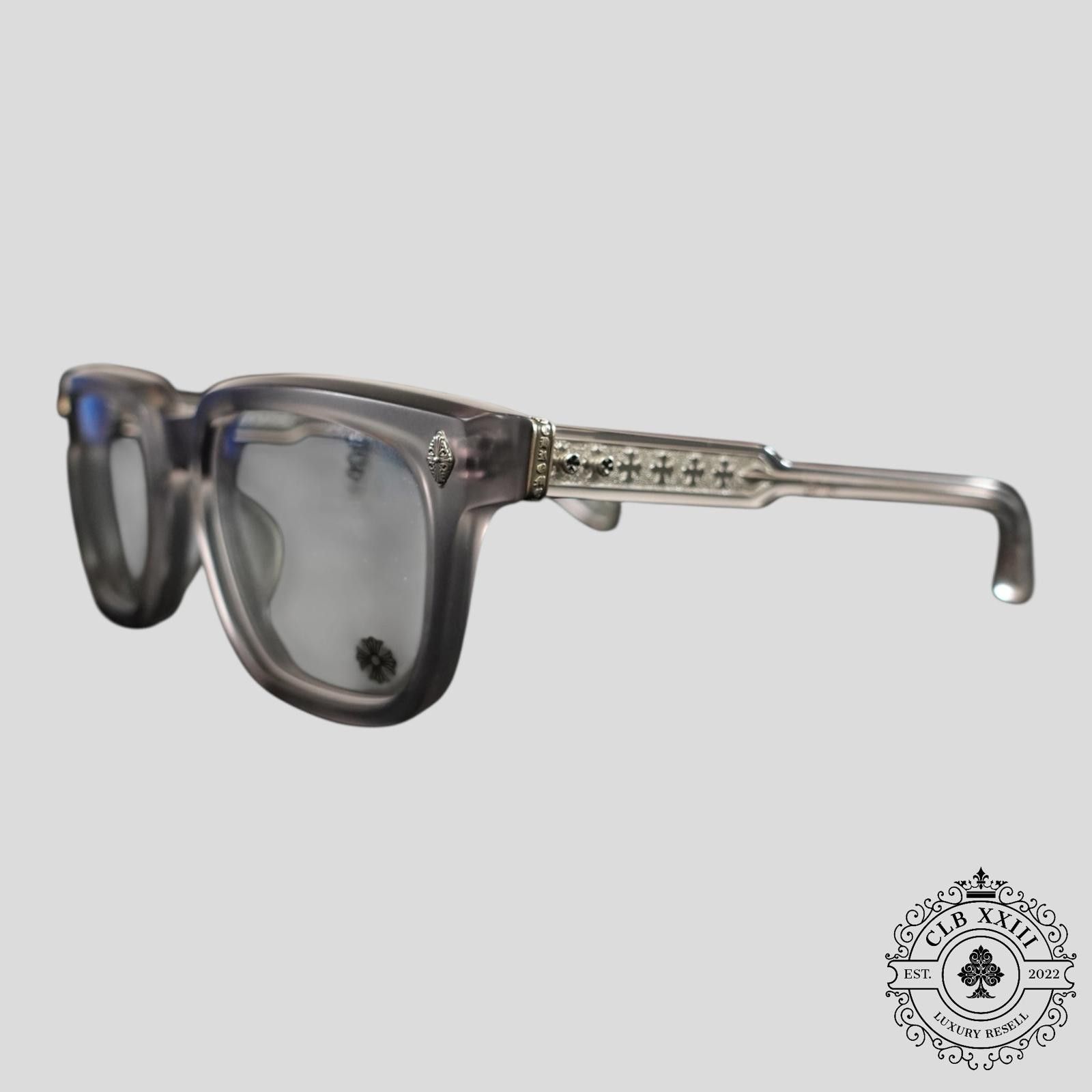 Chrome Hearts Chrome Hearts Ambidixtrous Glasses in Matte Grey Size ONE SIZE - 1 Thumbnail