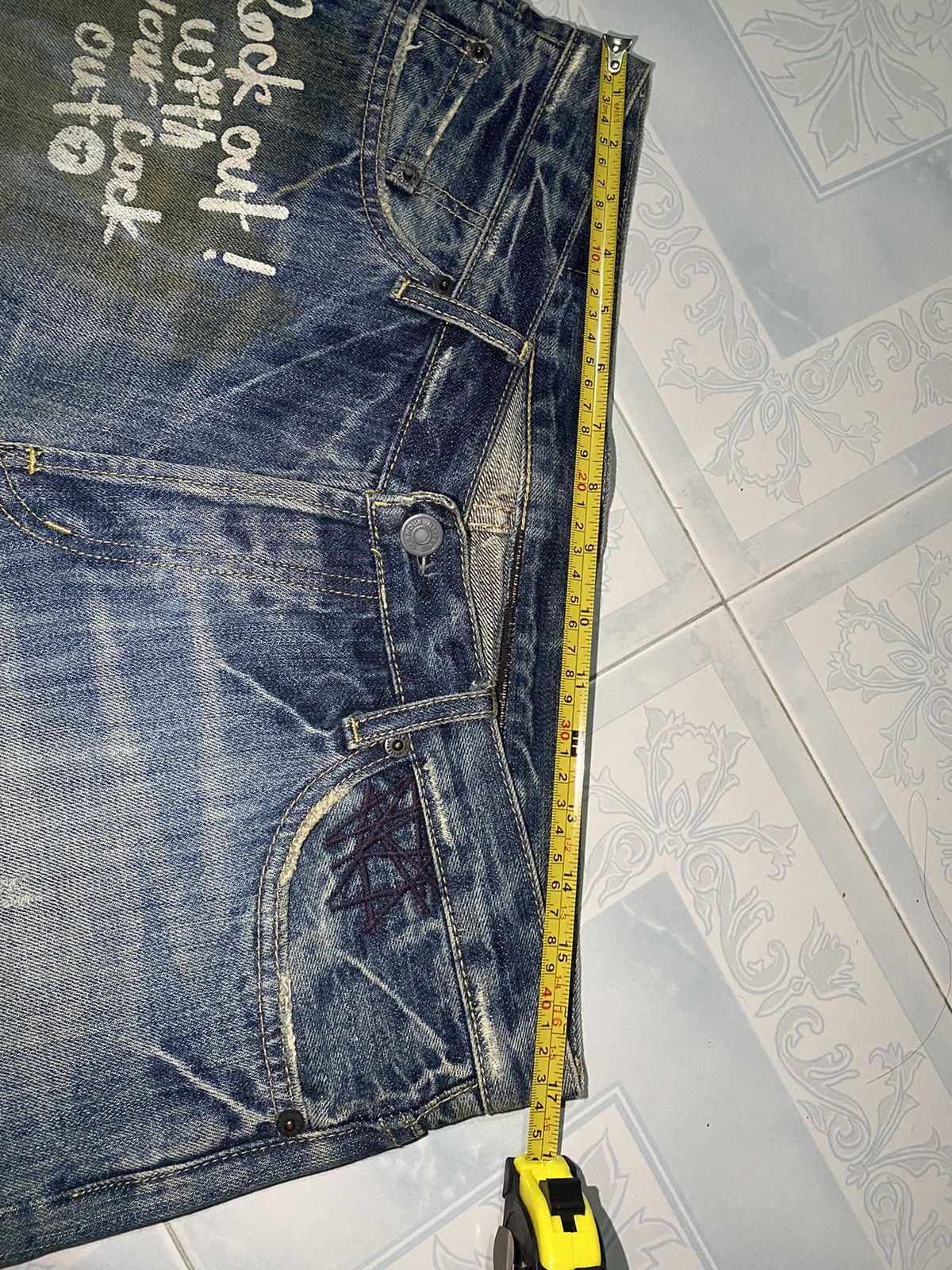 Hysteric Glamour Hysteric Glamour Rock Out Jeans Size US 34 / EU 50 - 14 Thumbnail
