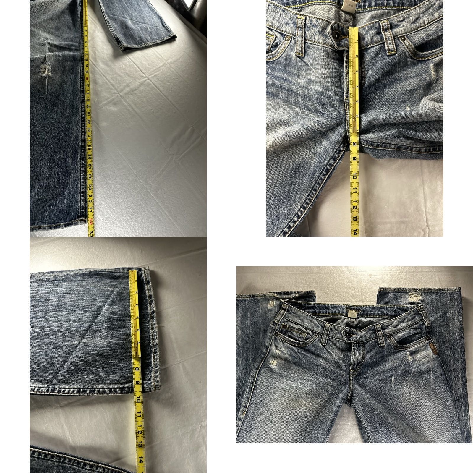 Silver Jeans Co. Silver Jeans Suki Surplus Jeans Women 32x33 Bootcut Blue Medium Wash 5-Pocket Regular Rise Size 24" / US 00 / IT 34 - 8 Thumbnail