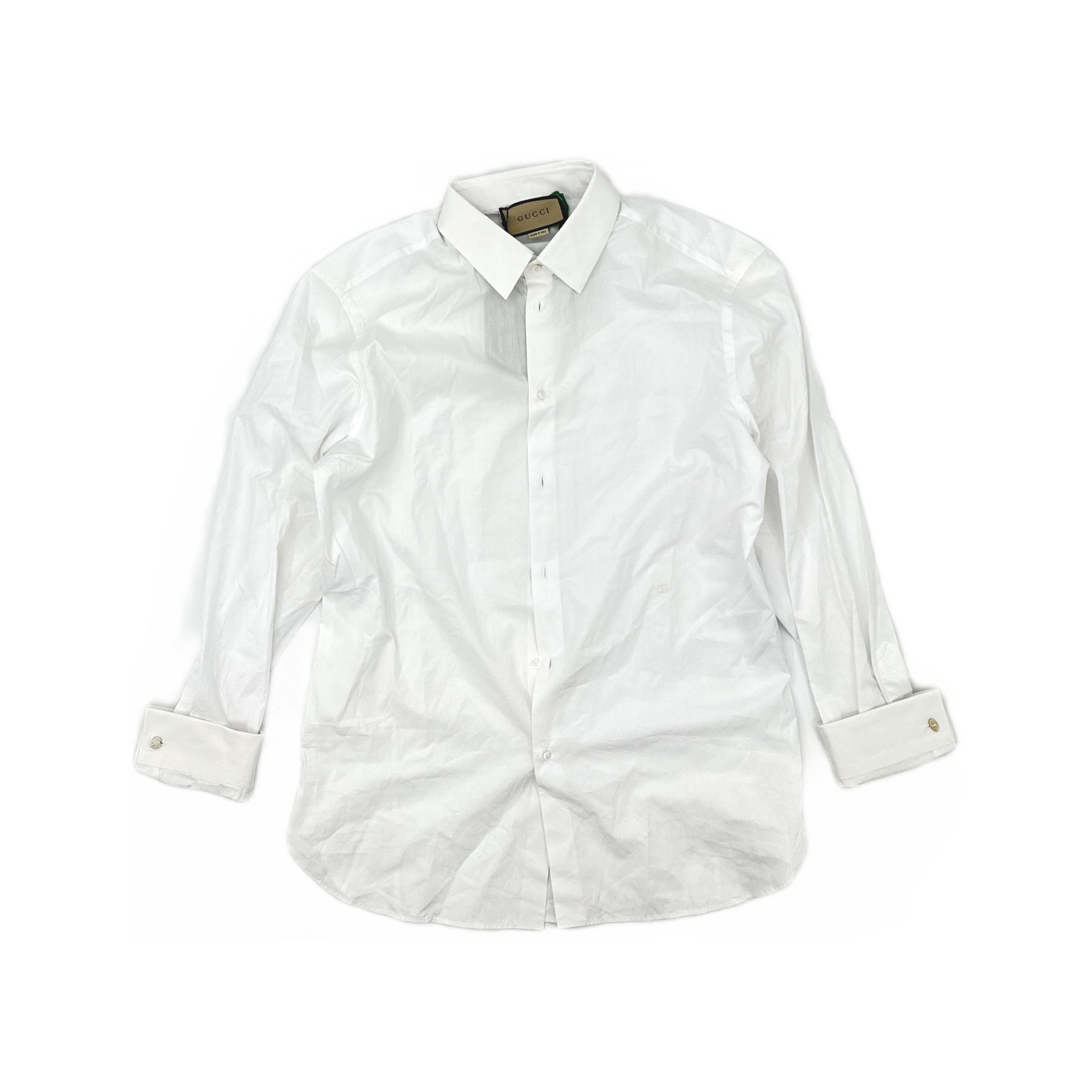 Gucci Gucci Cotton Button Up Shirt Size XL Size US XL / EU 56 / 4 - 1 Thumbnail