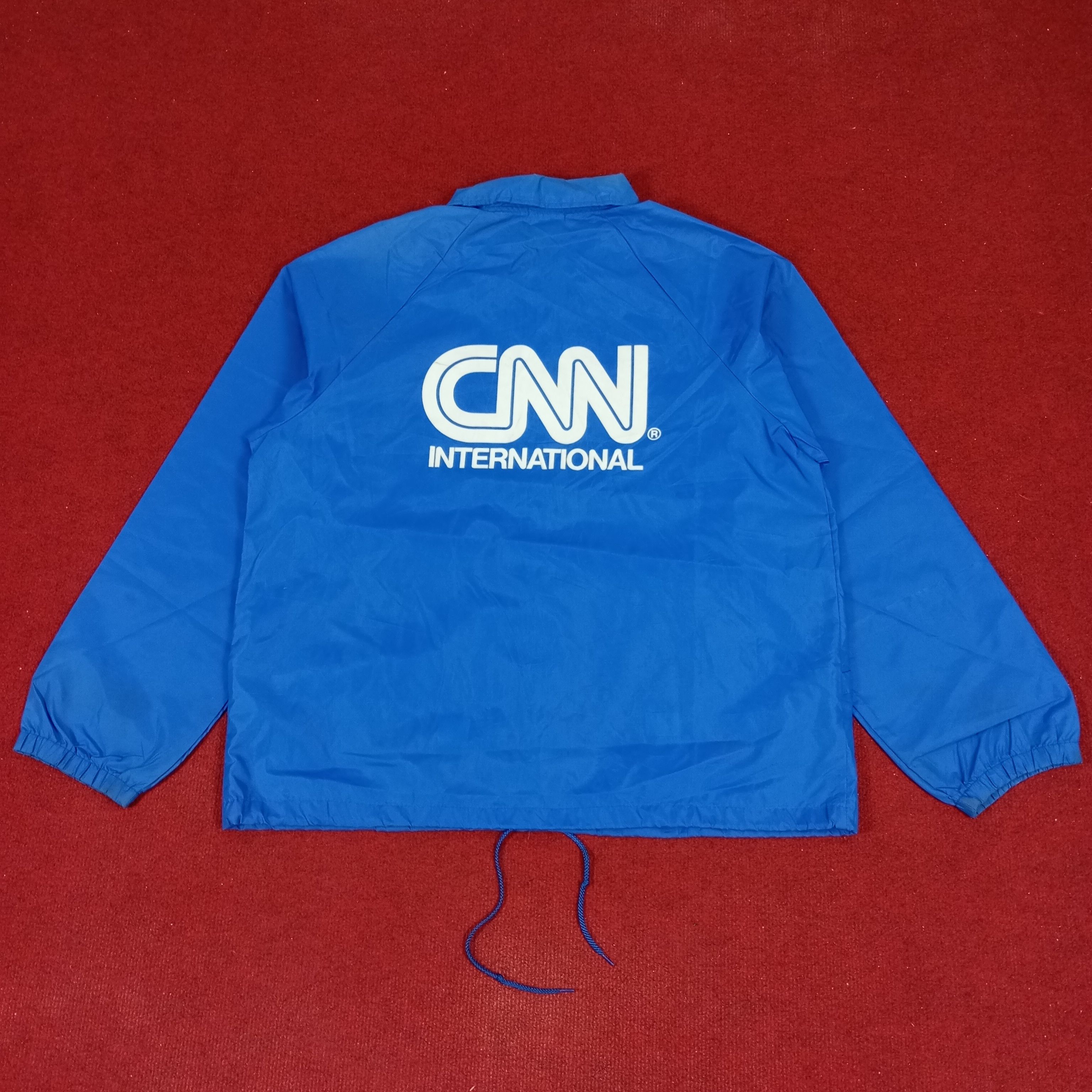 CNN International American Media News Windbreaker Jacket