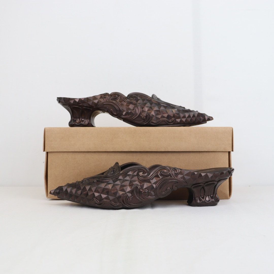 Y/Project o1rshd1 Court Mule in Black Size US 9 / IT 39 - 1 Thumbnail