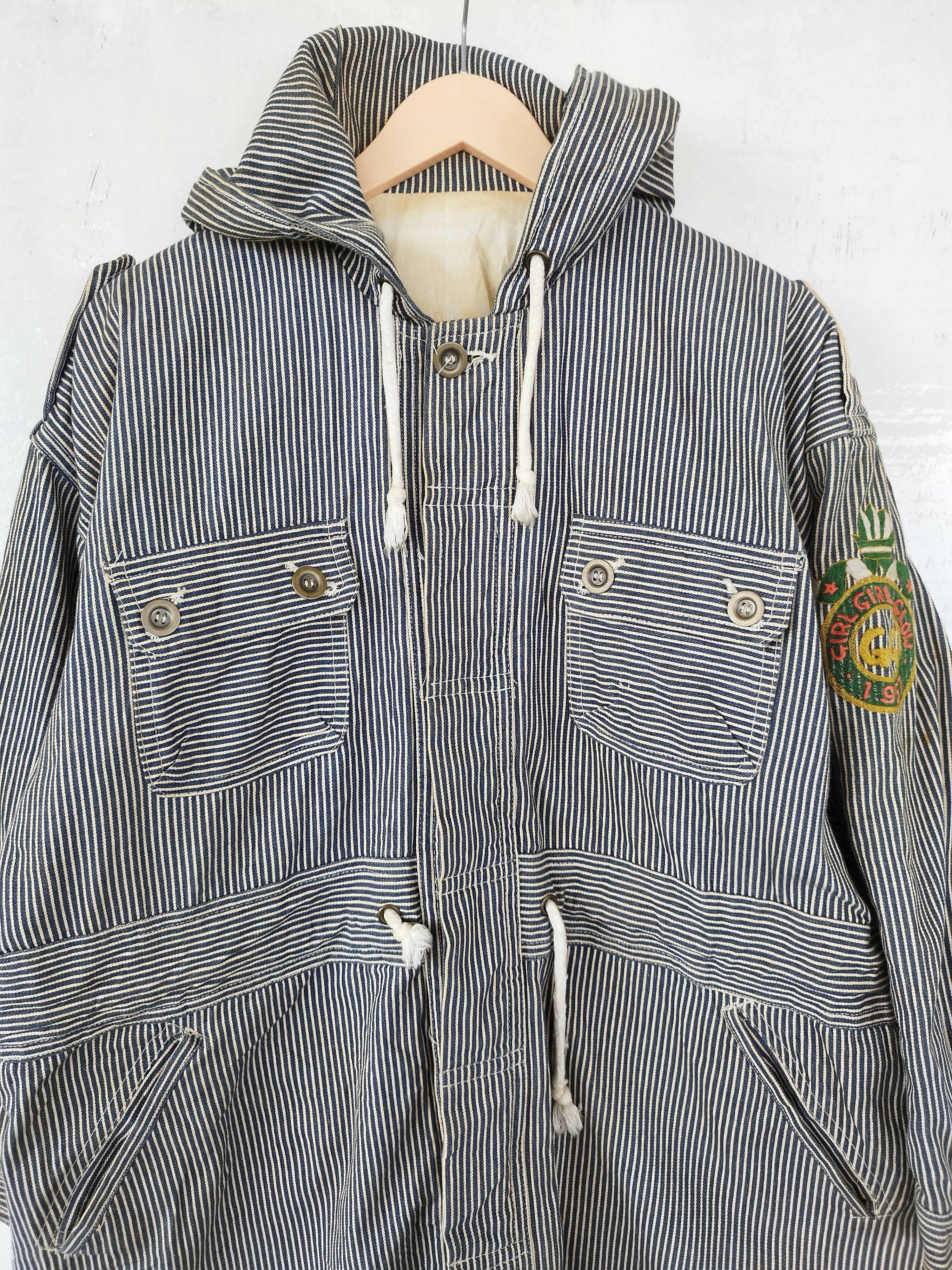 Vintage Hickory jacket Size US XL / EU 56 / 4 - 4 Thumbnail