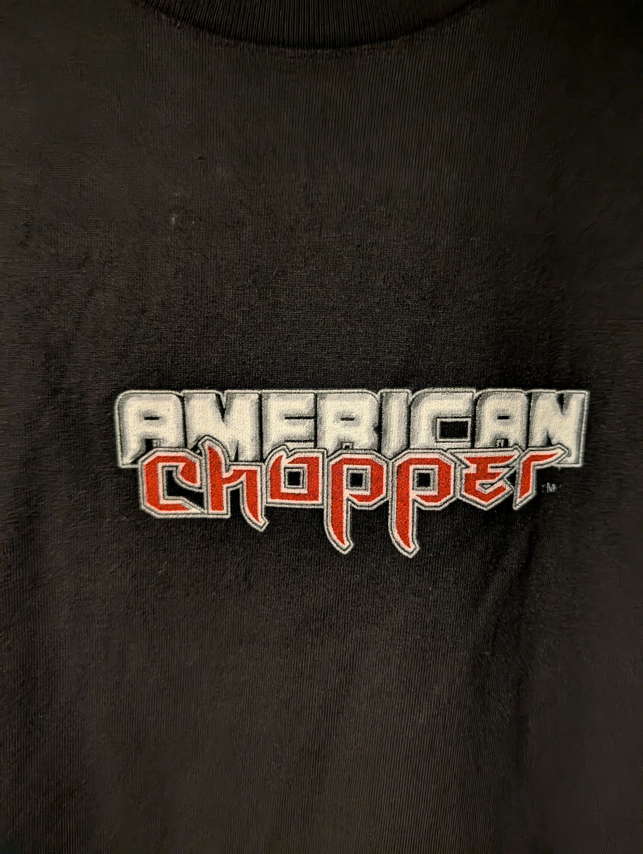 West Coast Choppers Vintage 2004 American Choppers Fire Motorcycle Flame T-Shirt Size US XL / EU 56 / 4 - 4 Thumbnail