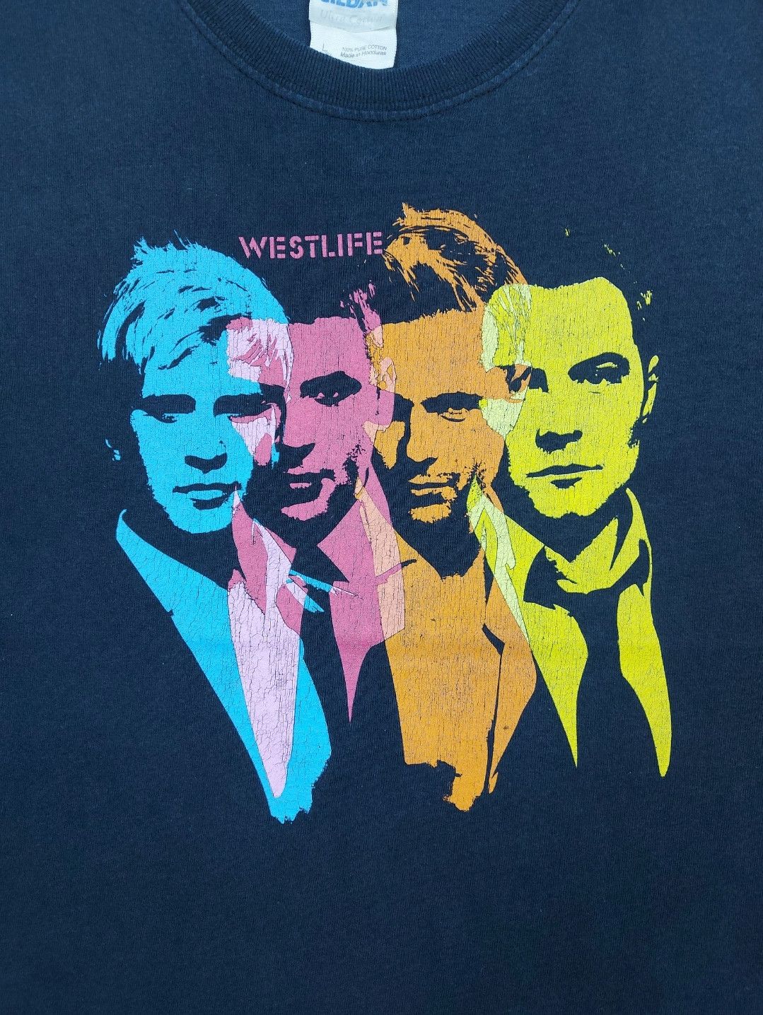 Band Tees × Vintage Vintage WestLife 2007 The Love Tour Bluenet Double-Sided TEE Size US S / EU 44-46 / 1 - 4 Thumbnail