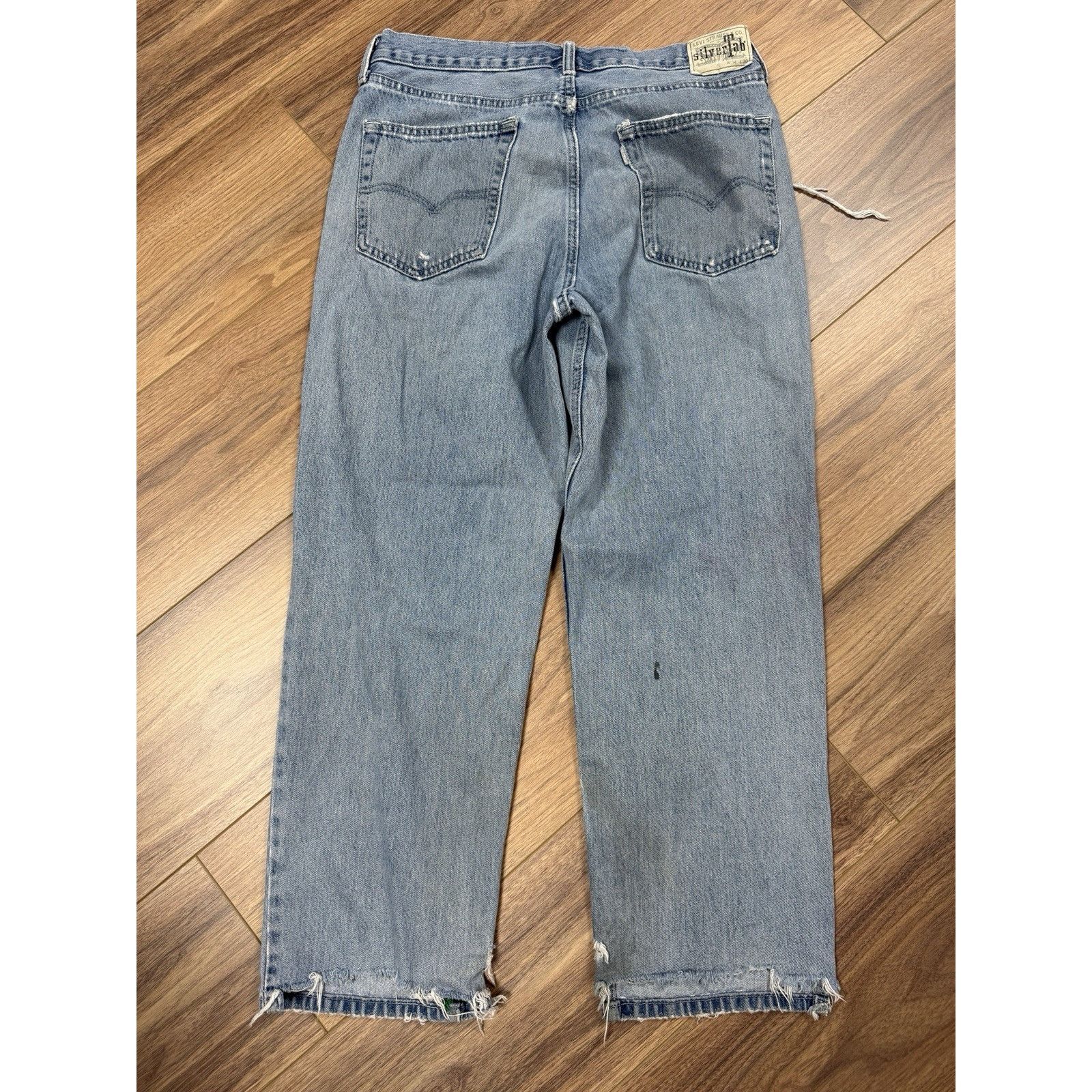 Levi's Vintage Levi Silvertab Loose Jeans Mens 34x30 Y2K Skate Grun Size US 34 / EU 50 - 2 Thumbnail