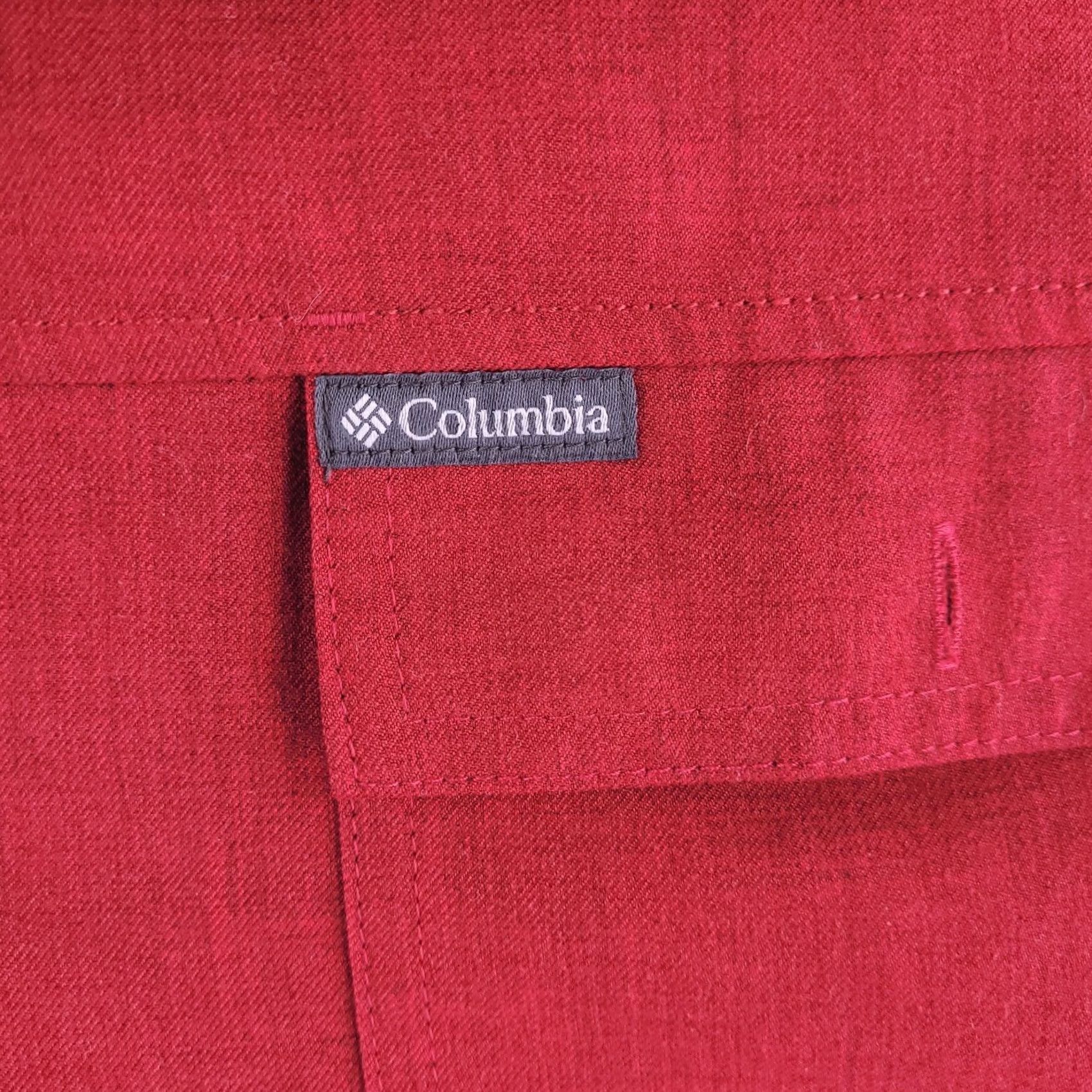 Vintage Columbia Shirt Mens 2XL Red Fishing Vented Long Sleeve Button Polyester Size US XXL / EU 58 / 5 - 3 Thumbnail