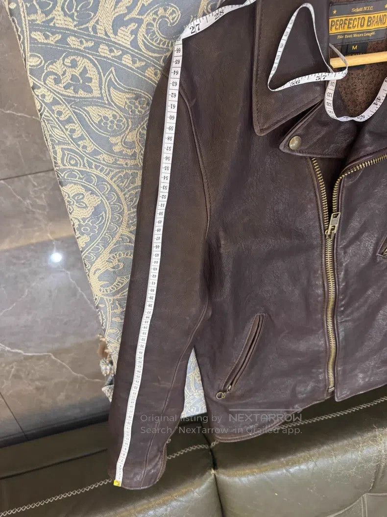 Schott Schott Leather coat Size US L / EU 52-54 / 3 - 6 Thumbnail