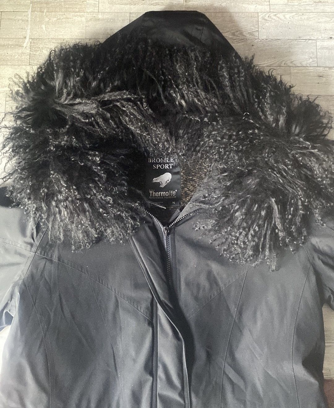 Vintage Bromley Sport, Oversized, Faux Fur, Parka Style Jacket Size M / US 6-8 / IT 42-44 - 5 Thumbnail