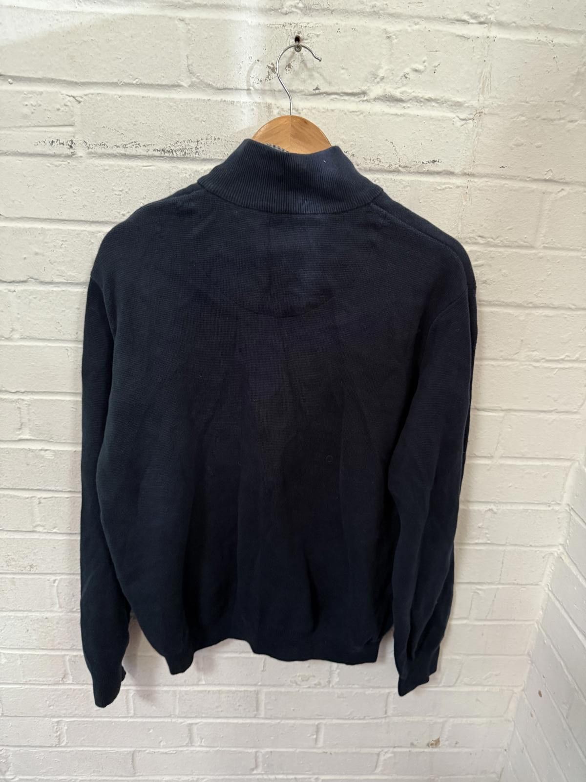 Other Lincoln Navy Blue Quarter-Zip Men's Sweater XL Size US XL / EU 56 / 4 - 4 Thumbnail
