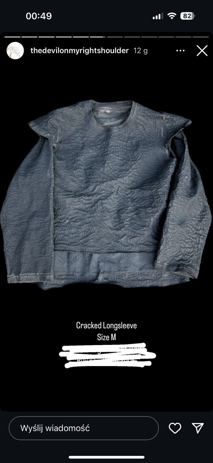 1of1 etherealexist cracked longsleeve