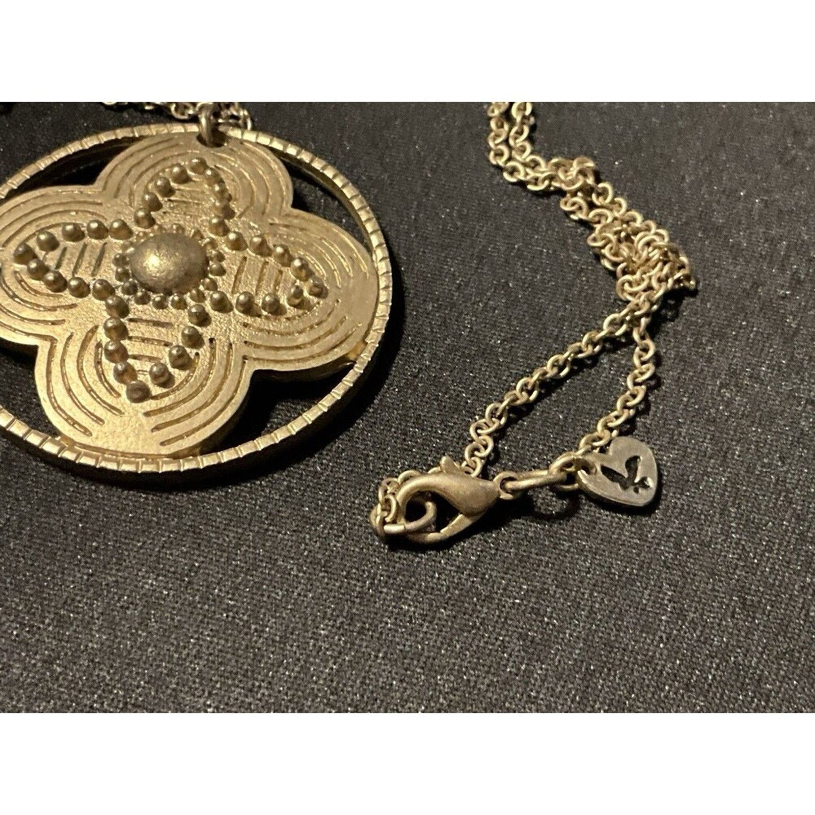 American Eagle Outfitters American Eagle 28in Chain Gold Tone Flower Necklace Size ONE SIZE - 2 Thumbnail