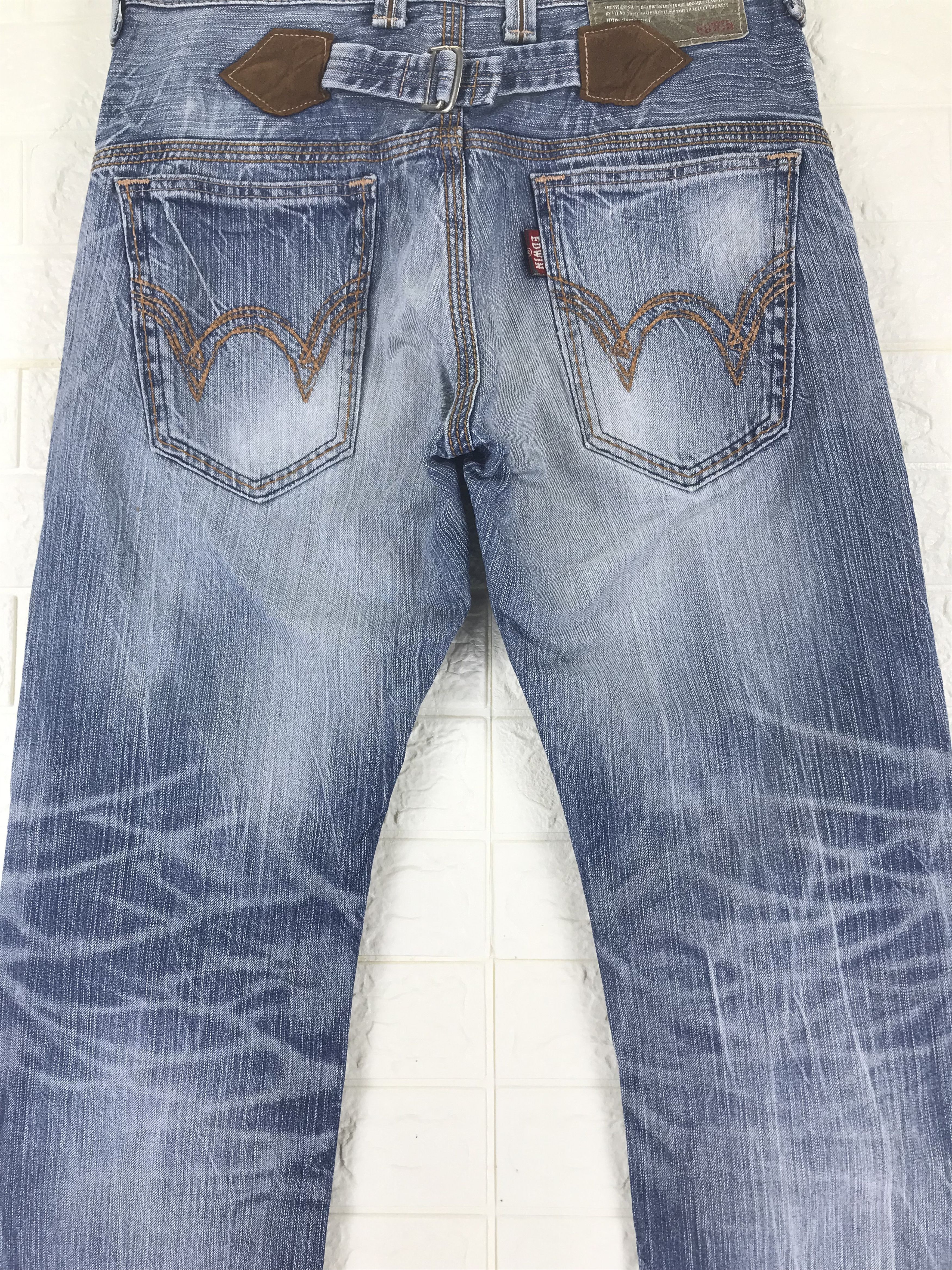 Edwin Vintage Edwin 435 XVS Buckle Back Jeans Size US 30 / EU 46 - 3 Thumbnail