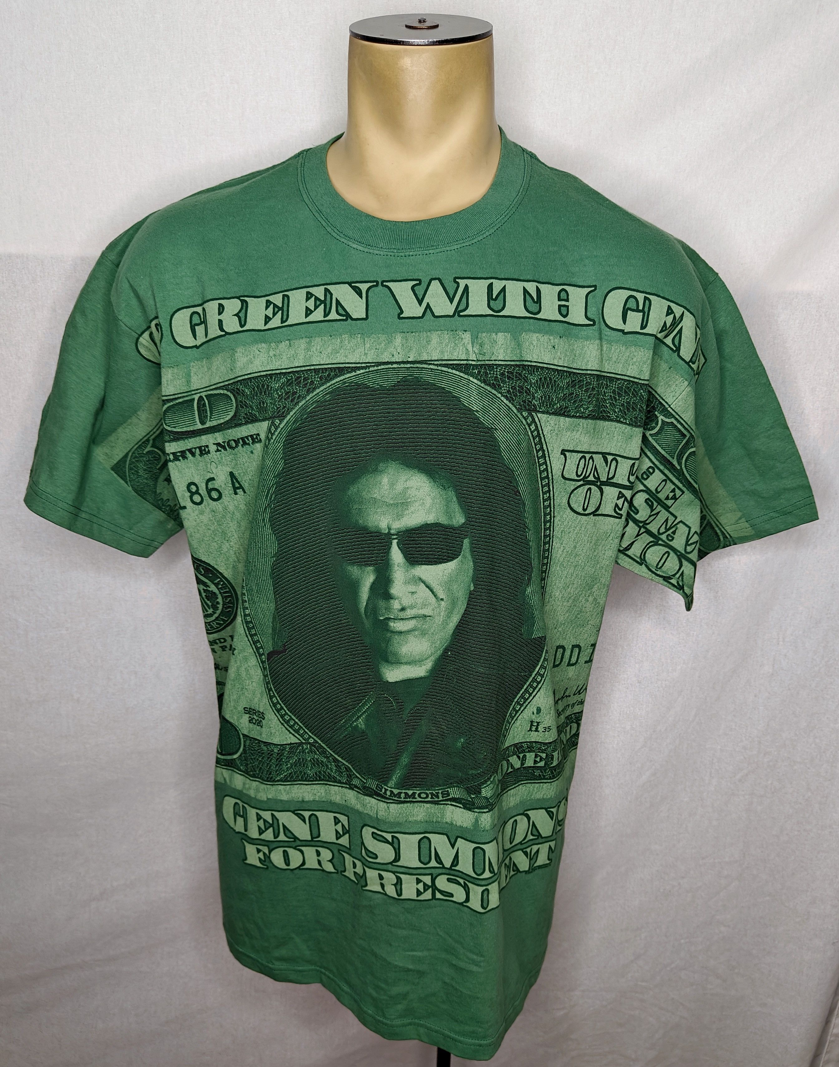 Band Tees Vtg Y2K Kiss Gene Simmons President AOP rock band t-shirt Size US XL / EU 56 / 4 - 1 Thumbnail