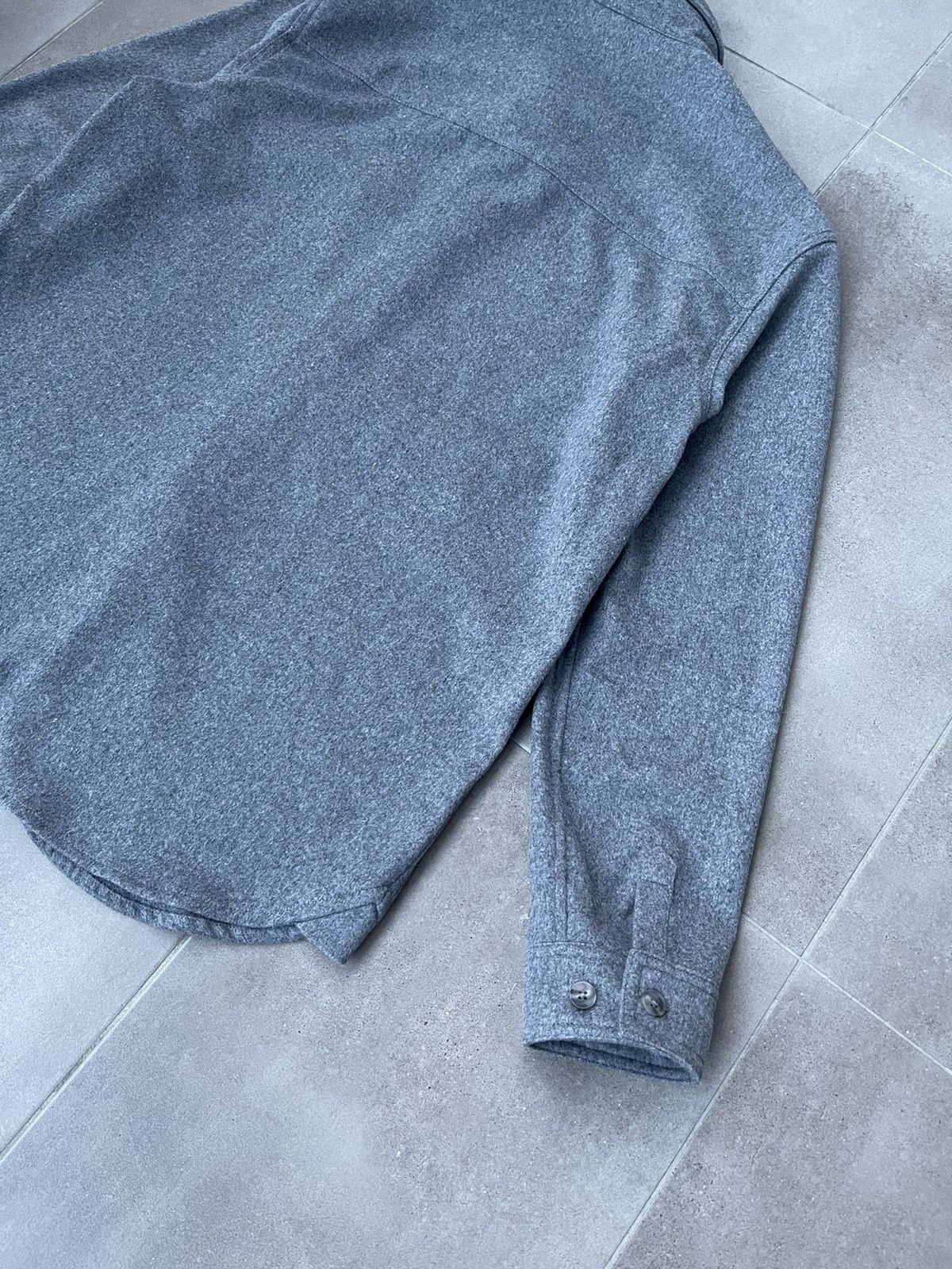 Han Kjobenhavn !DS! FW22 Han Kjobenhavn Wool Boxed Grey Overshirt Size US M / EU 48-50 / 2 - 18 Thumbnail
