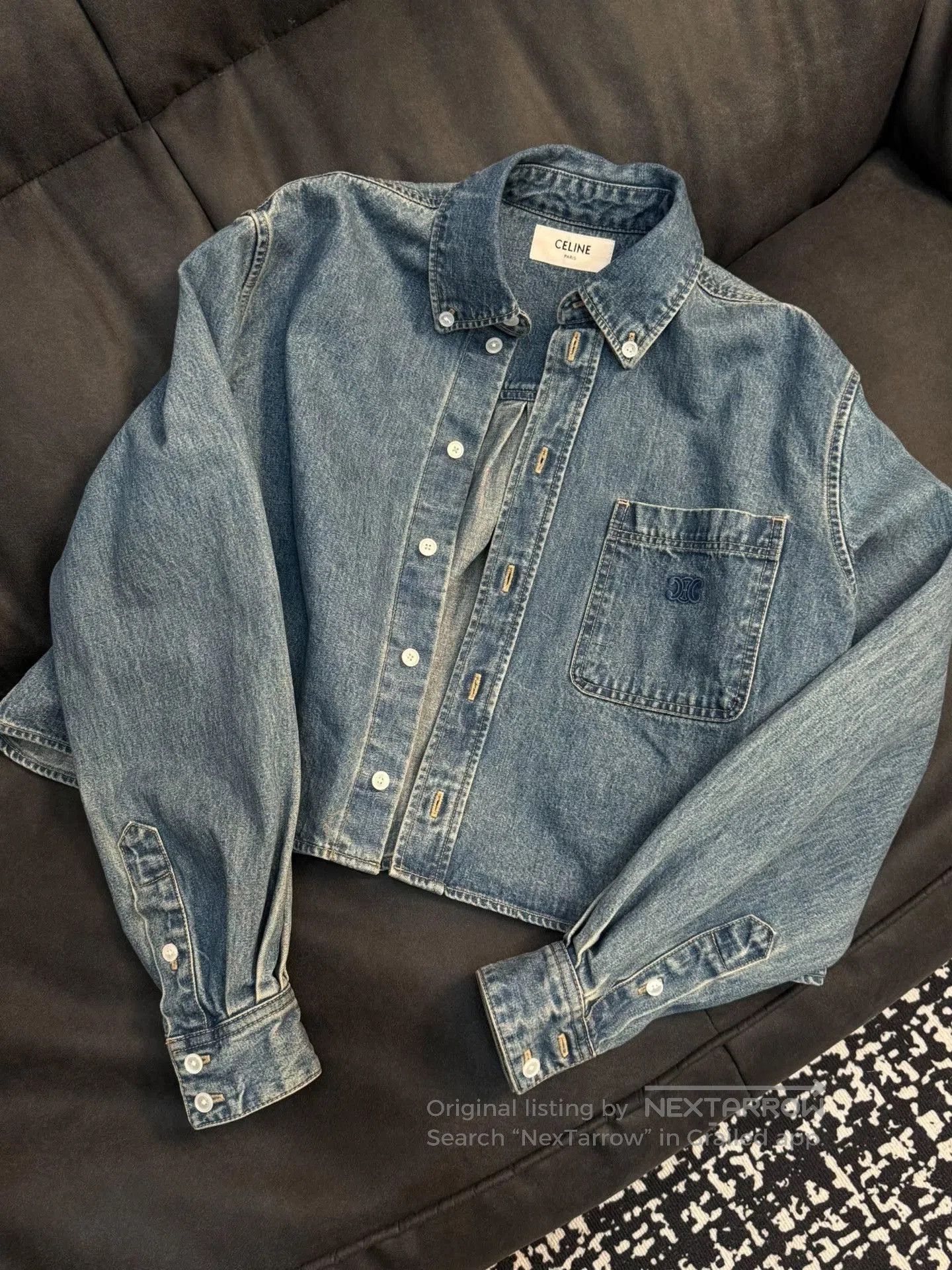 Celine CELINE Denim Shirt Jun Ji. Size M / US 6-8 / IT 42-44 - 1 Thumbnail