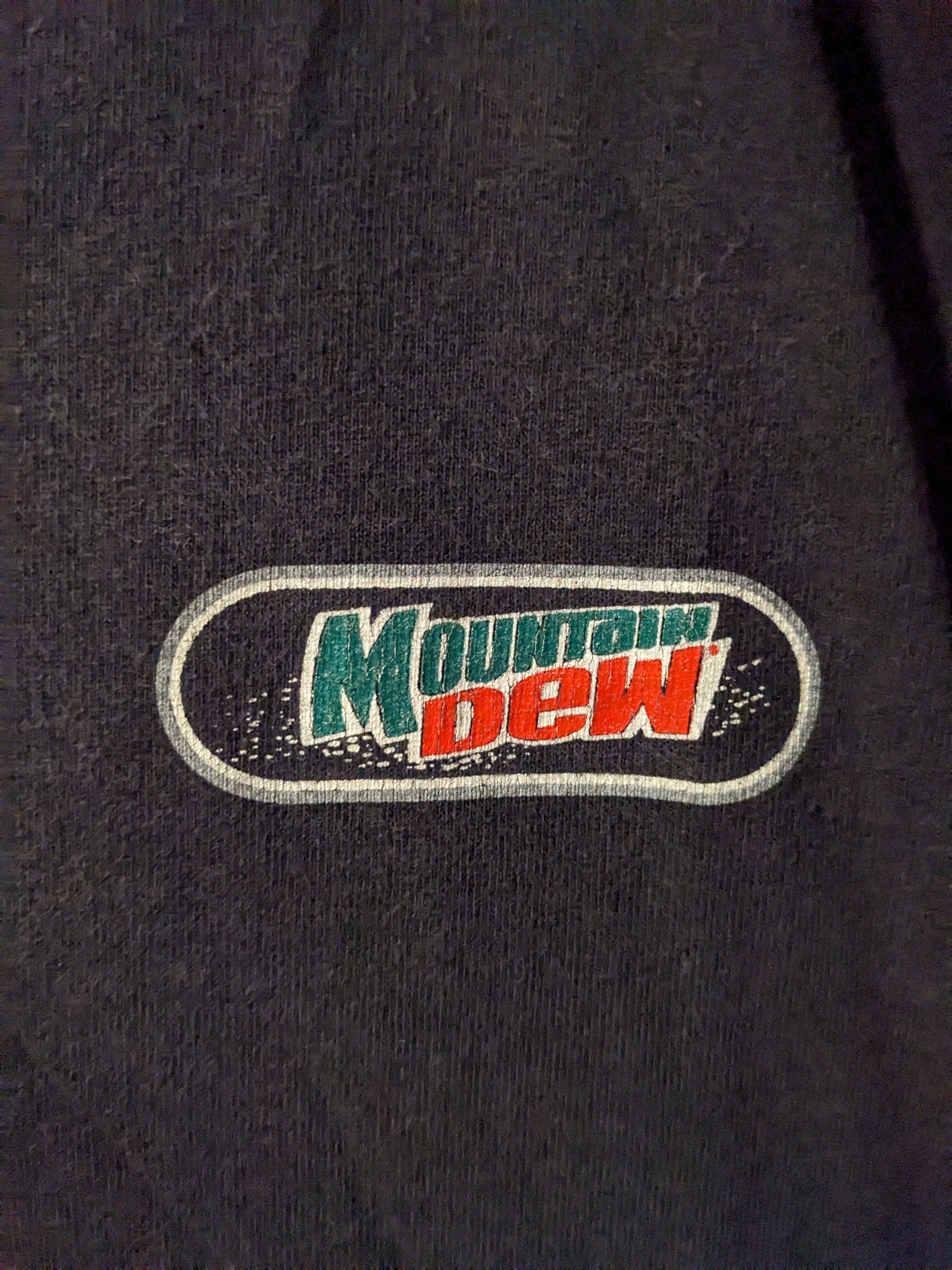 Pepsi × Vintage Vintage 90s Mountain Dew Do the Dew Black X-Large T-Shirt Size US XL / EU 56 / 4 - 7 Thumbnail