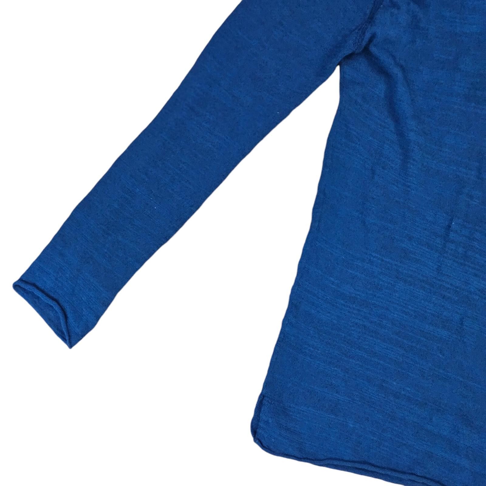 White + Warren White + Warren Lightweight Blue V-Neck Sweater Large Size L / US 10 / IT 46 - 3 Thumbnail