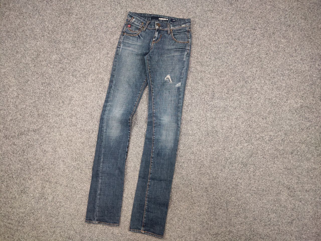 Miss Sixty Vintage Miss Sixty Logo Eden Faded Denim Jeans Y2K Style Size 24" / US 00 / IT 34 - 4 Thumbnail