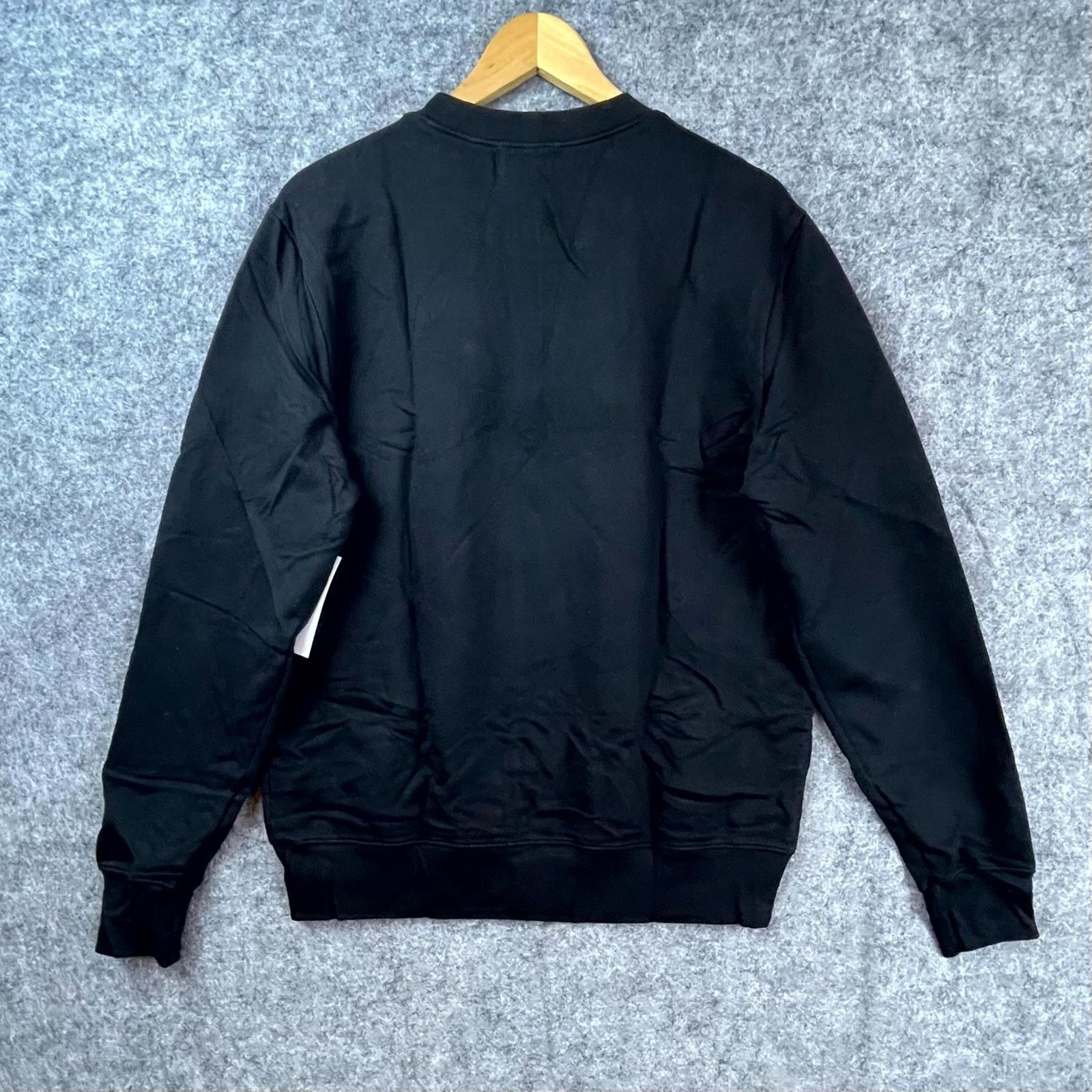 COTTONCITIZEN Cotton Citizen Cobain Crew Neck Sweatshirt Medium Jet Black Size US M / EU 48-50 / 2 - 2 Thumbnail