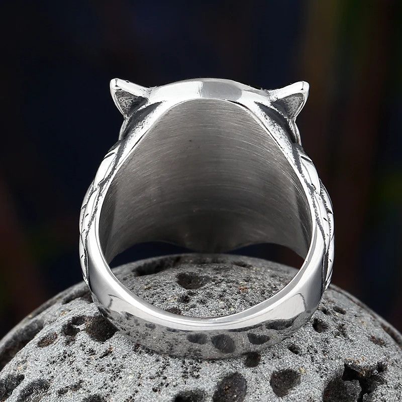 Japanese Brand × Jewelry × Vintage Owl Head Ring Size ONE SIZE - 5 Thumbnail