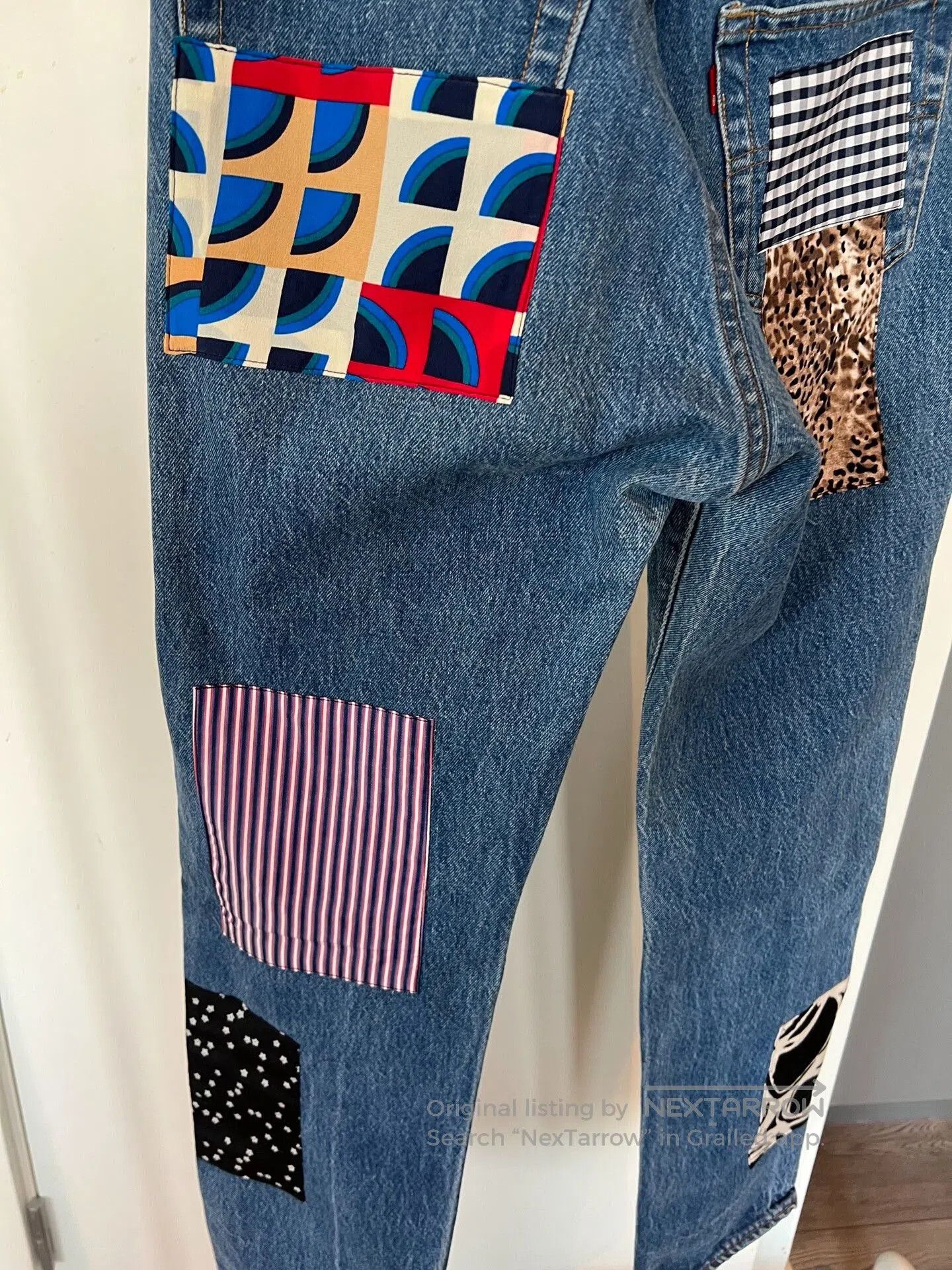 Junya Watanabe Junya Watanabe x Levis Patchwork Jeans. Size US 30 / EU 46 - 3 Thumbnail